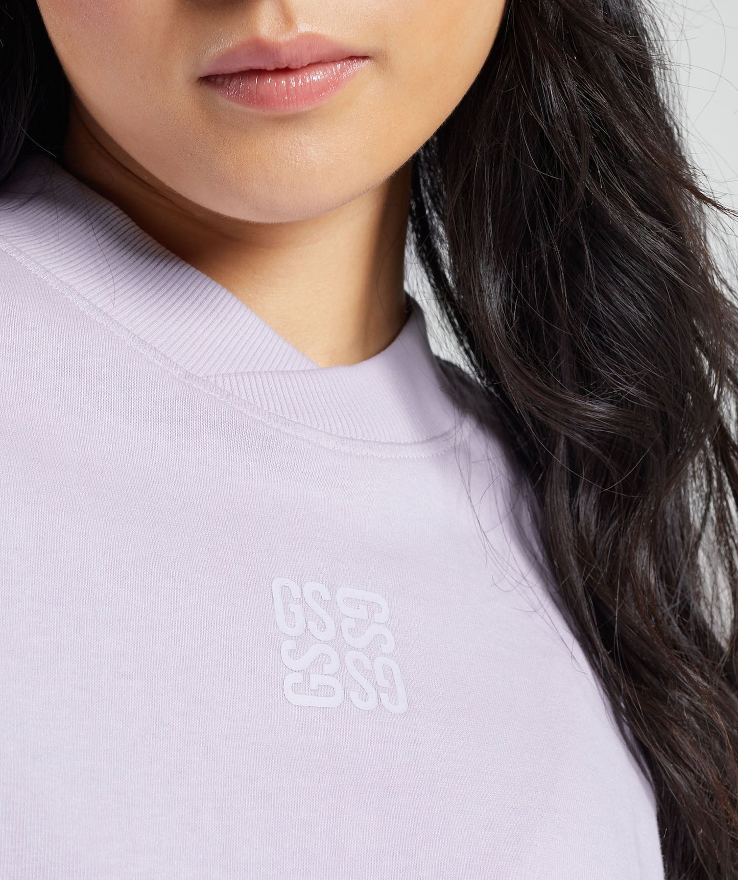 Gymshark Monogram Oversized Long Sleeve Top - Moon Purple