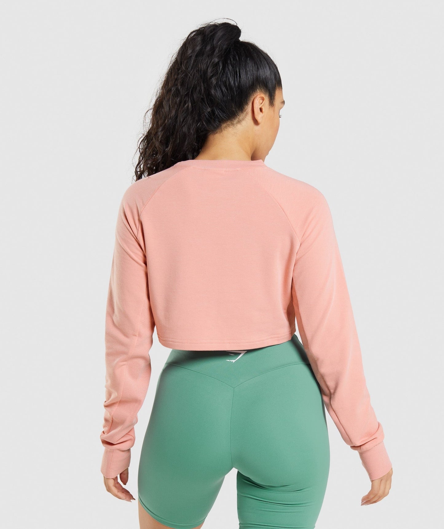 Gymshark Training Cropped Sweater - Paige Pink