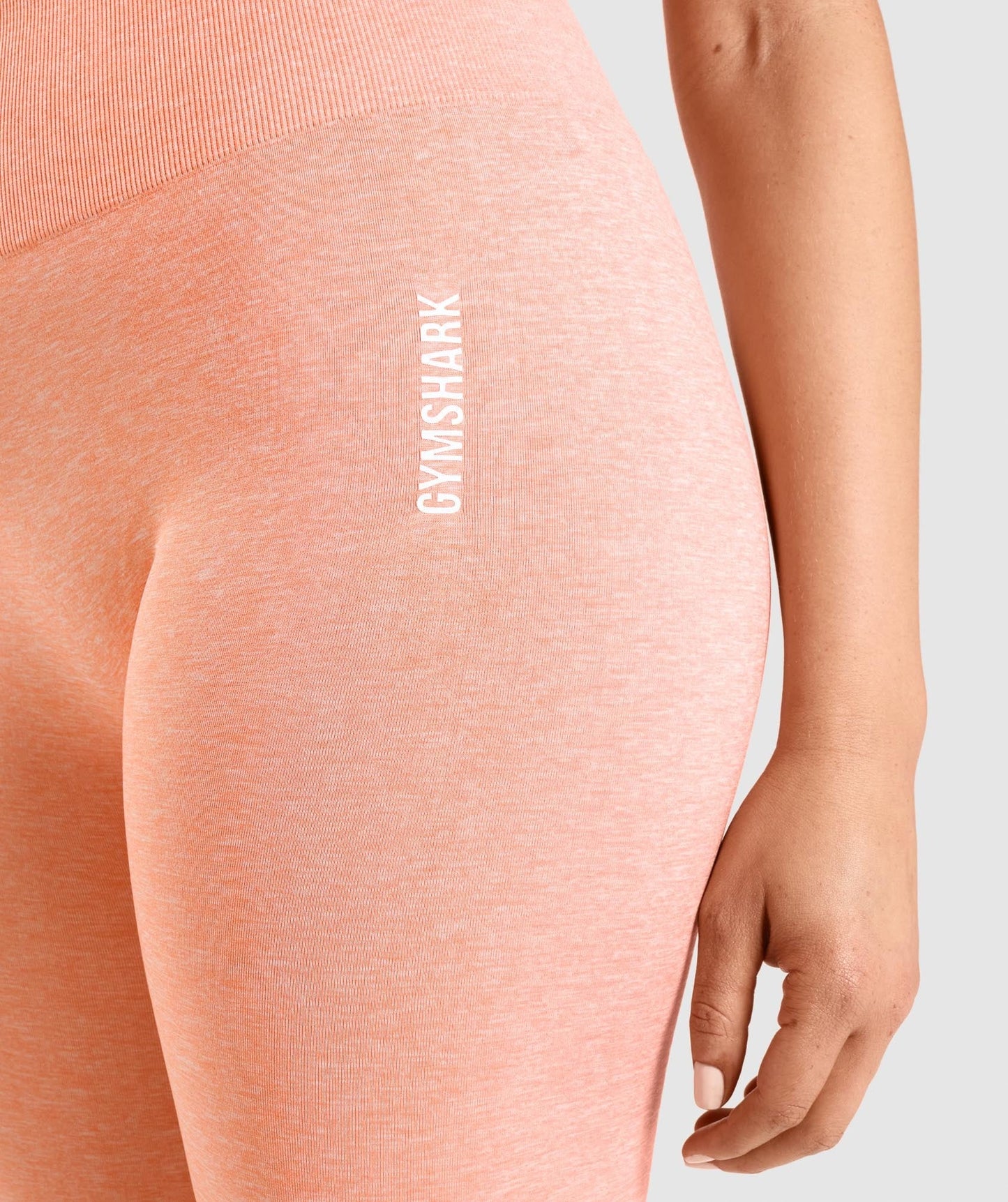 Gymshark Adapt Marl Seamless Leggings - Orange