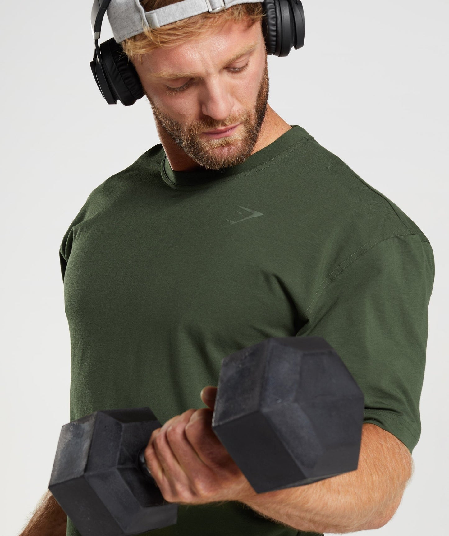 Gymshark Power T-Shirt - Moss Olive