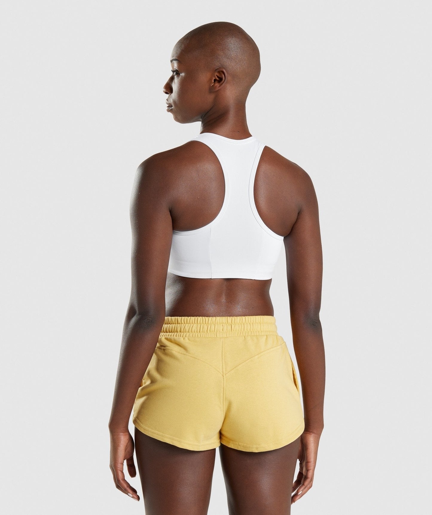Gymshark Legacy Graphic Sports Bra - White