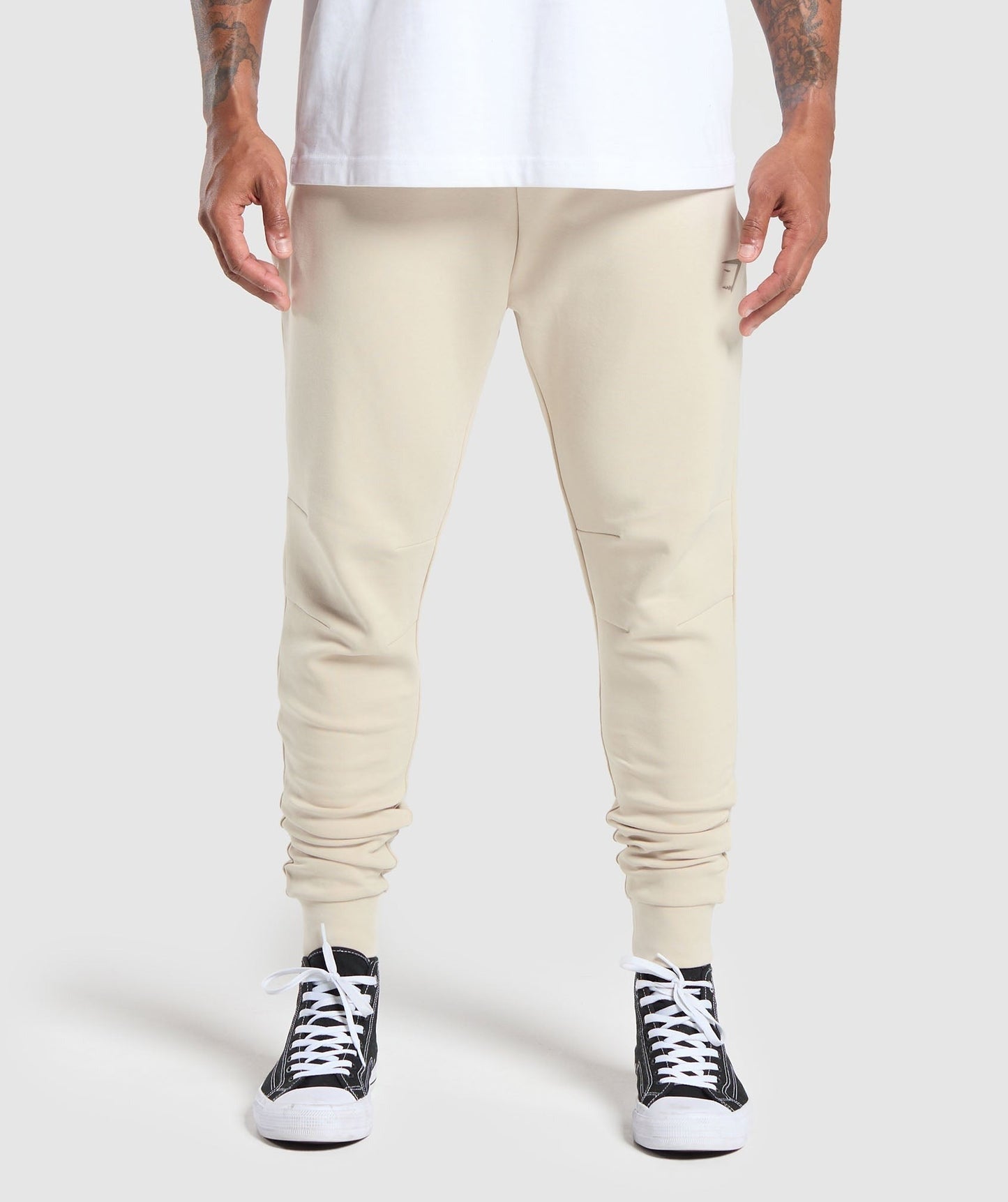 Gymshark Rest Day Knit Joggers - Pebble Grey