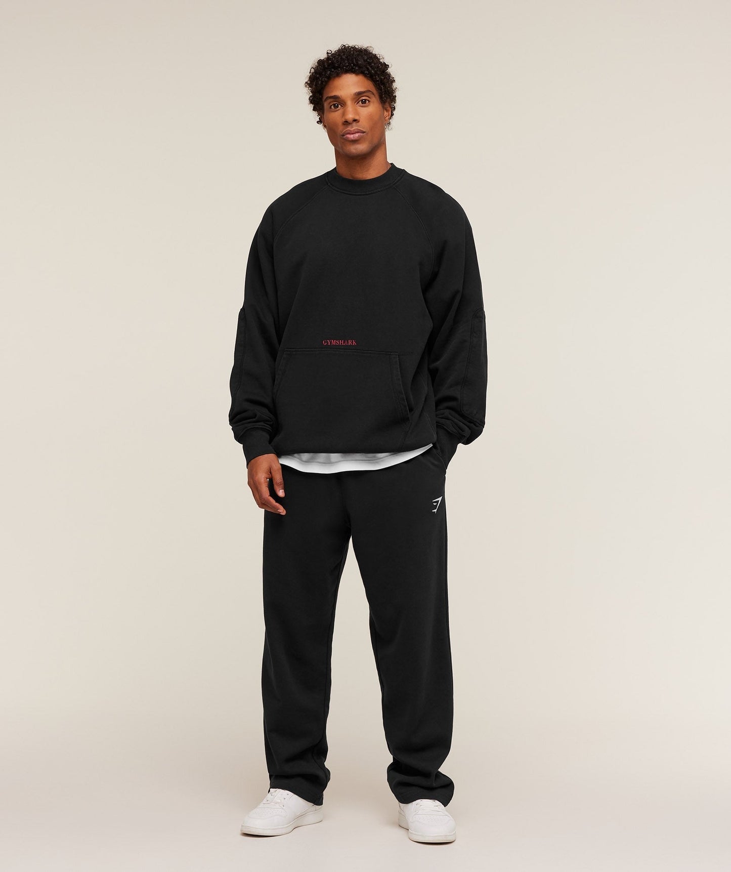 Gymshark Premium Heavyweight Crew - Black