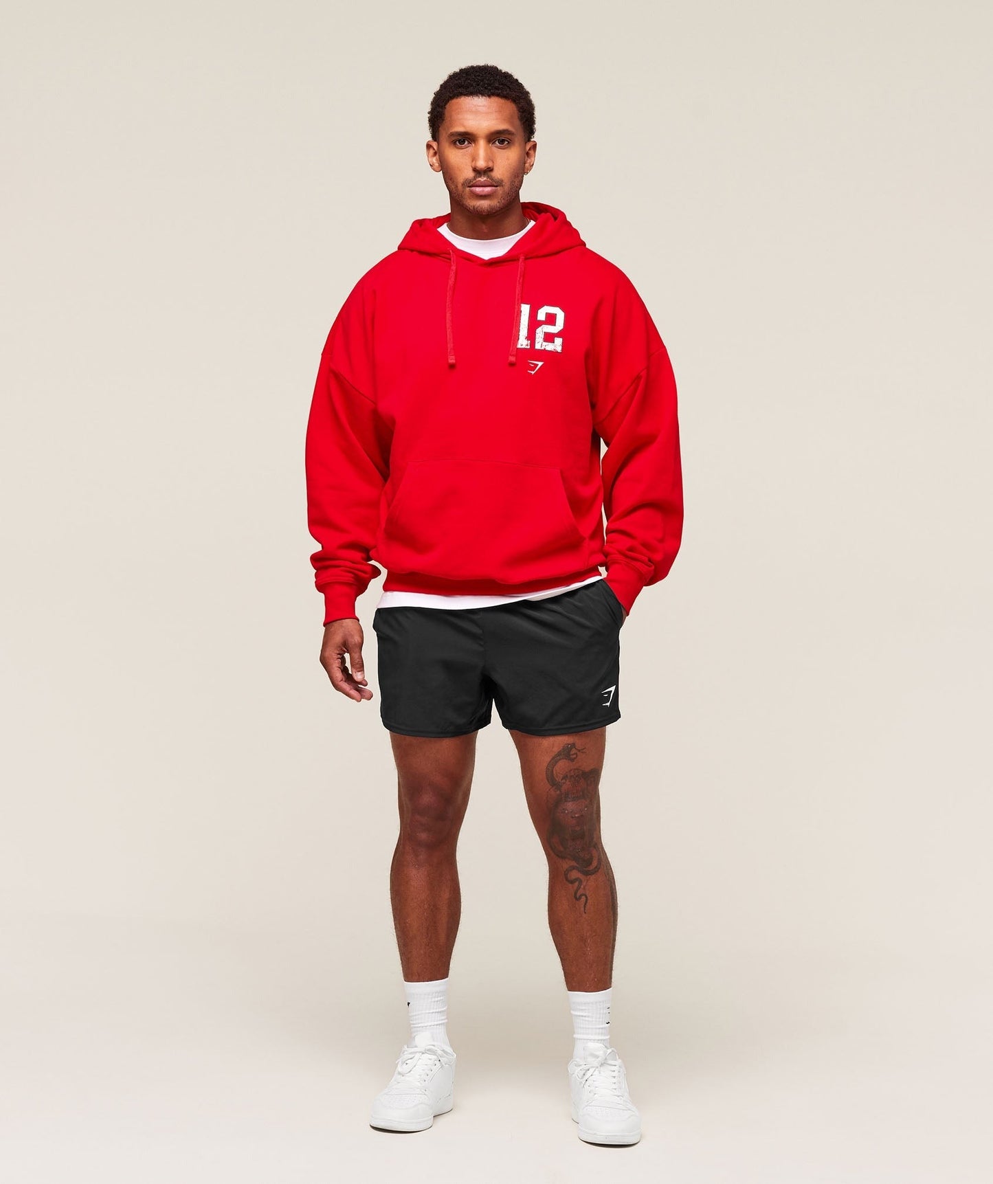 Gymshark Campus Hoodie - Athletic Red
