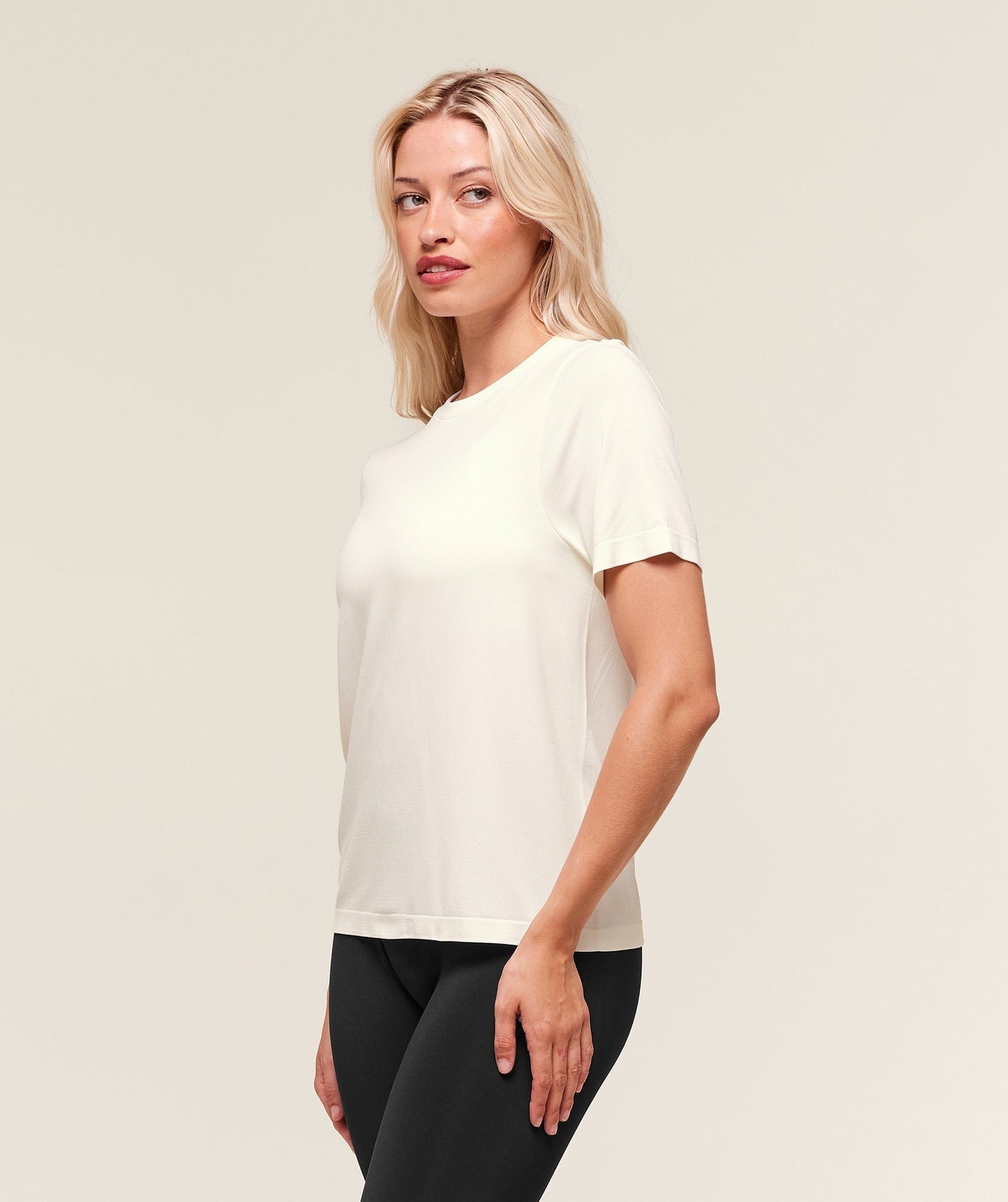 Gymshark Everyday Seamless T-Shirt - Soft White