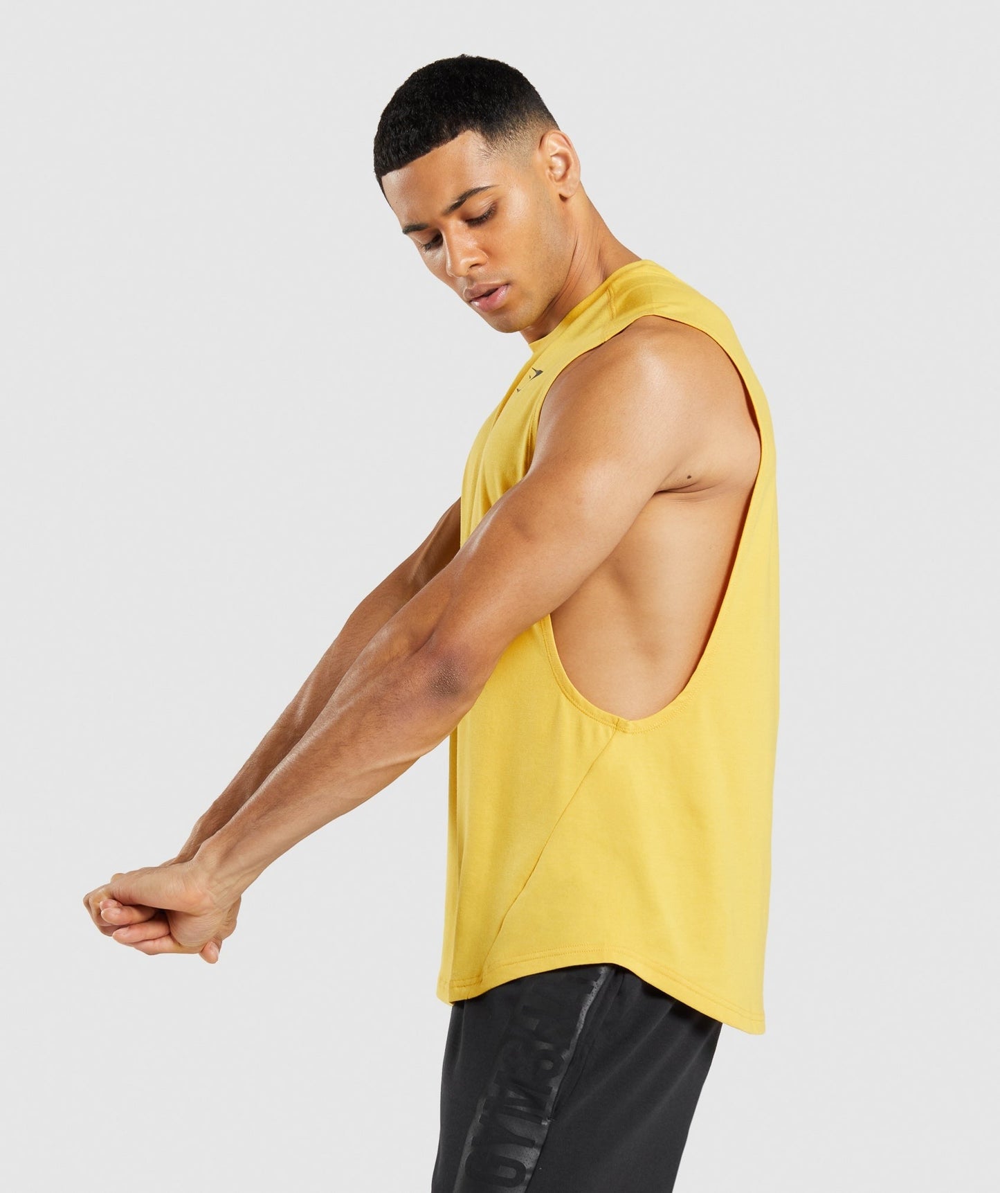 Gymshark Bold Drop Arm Tank - Medallion Yellow