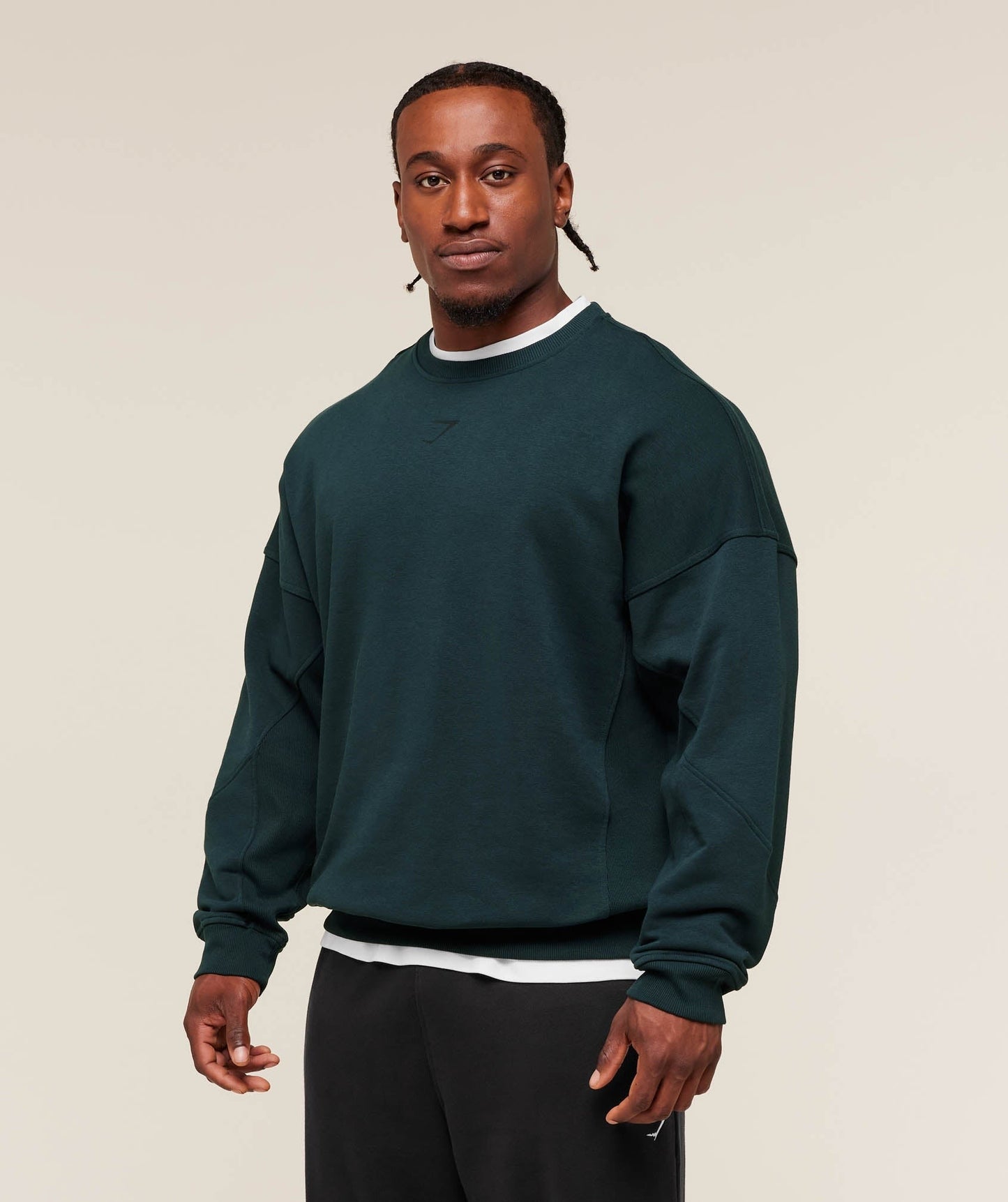 Gymshark Power Crew - Deep Petrol Blue