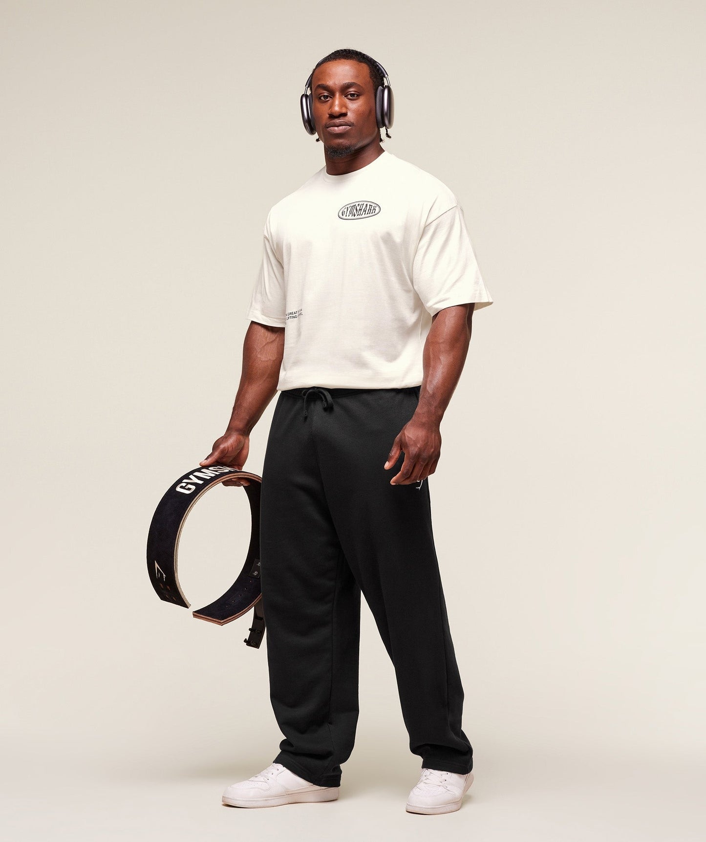 Gymshark Authentic Lifting Apparel T-Shirt - Soft White