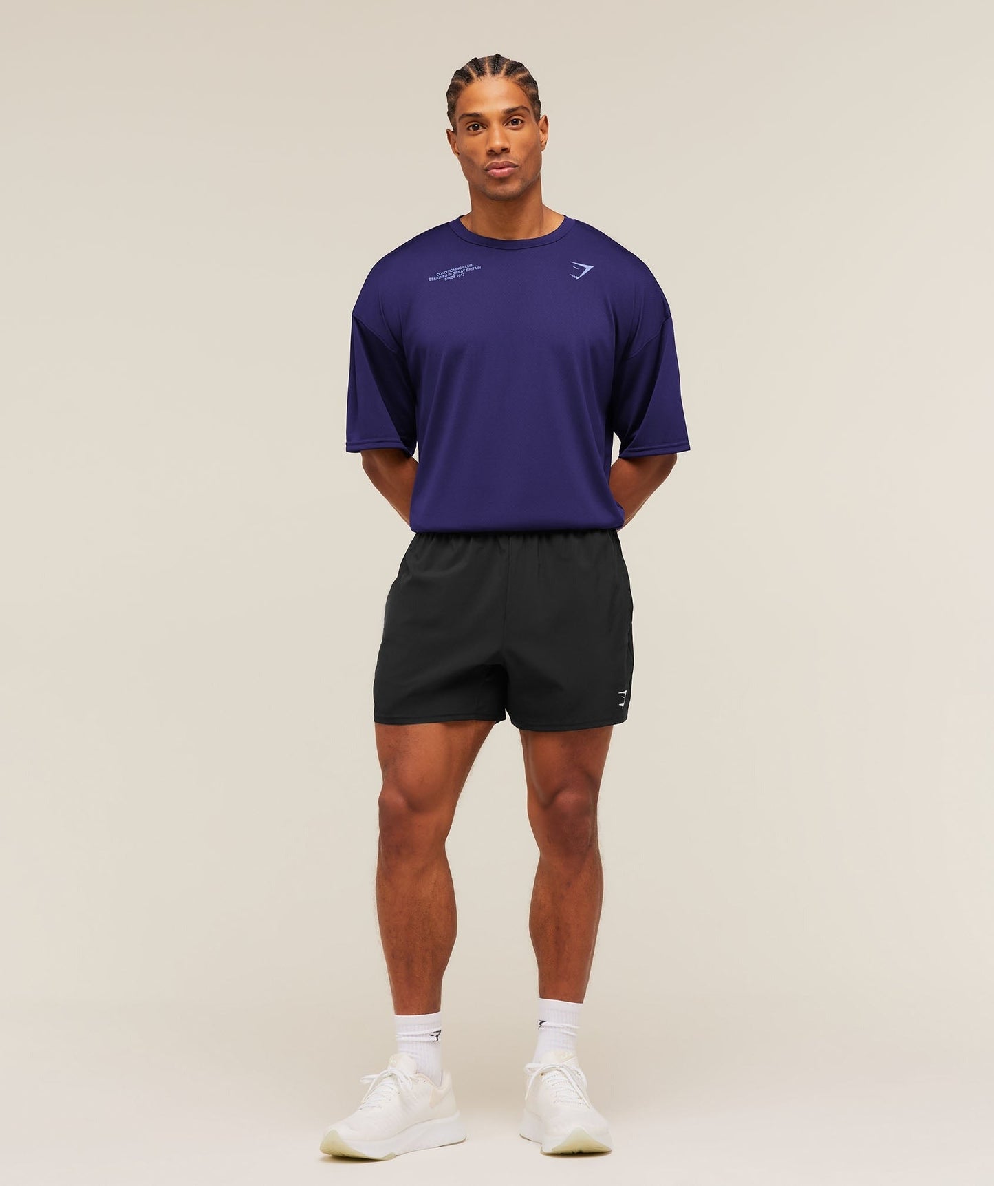 Gymshark Conditioning Club Oversized T-Shirt - Indigo Purple/Steady Purple