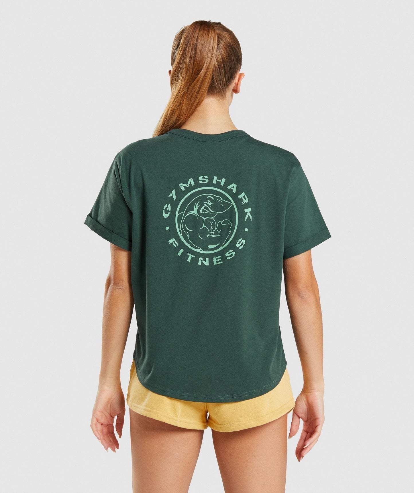 Gymshark Legacy Graphic Tee - Dark Green
