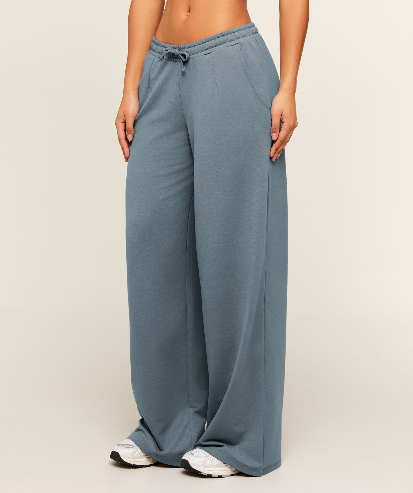 Gymshark Lightweight Wide Leg Pant Tall - Iron Blue