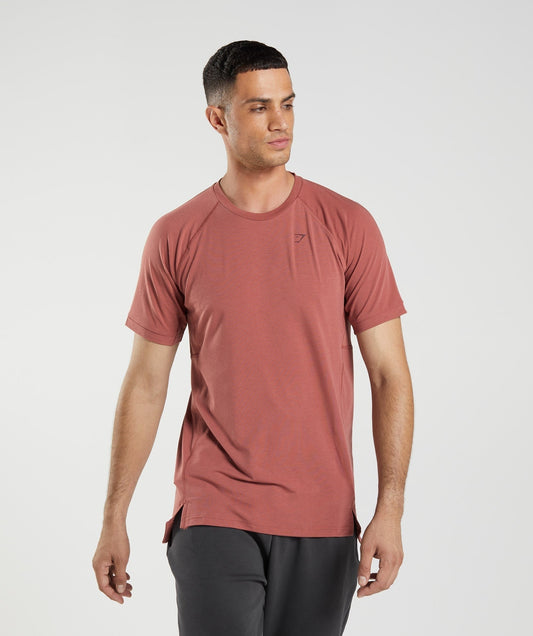 Gymshark Studio Breath T-Shirt - Rose Brown