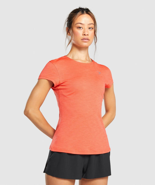 Gymshark Speed T-Shirt - Orange Marl