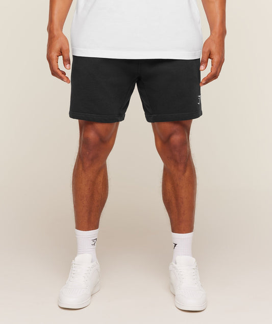 Gymshark Crest 7" Shorts - Black