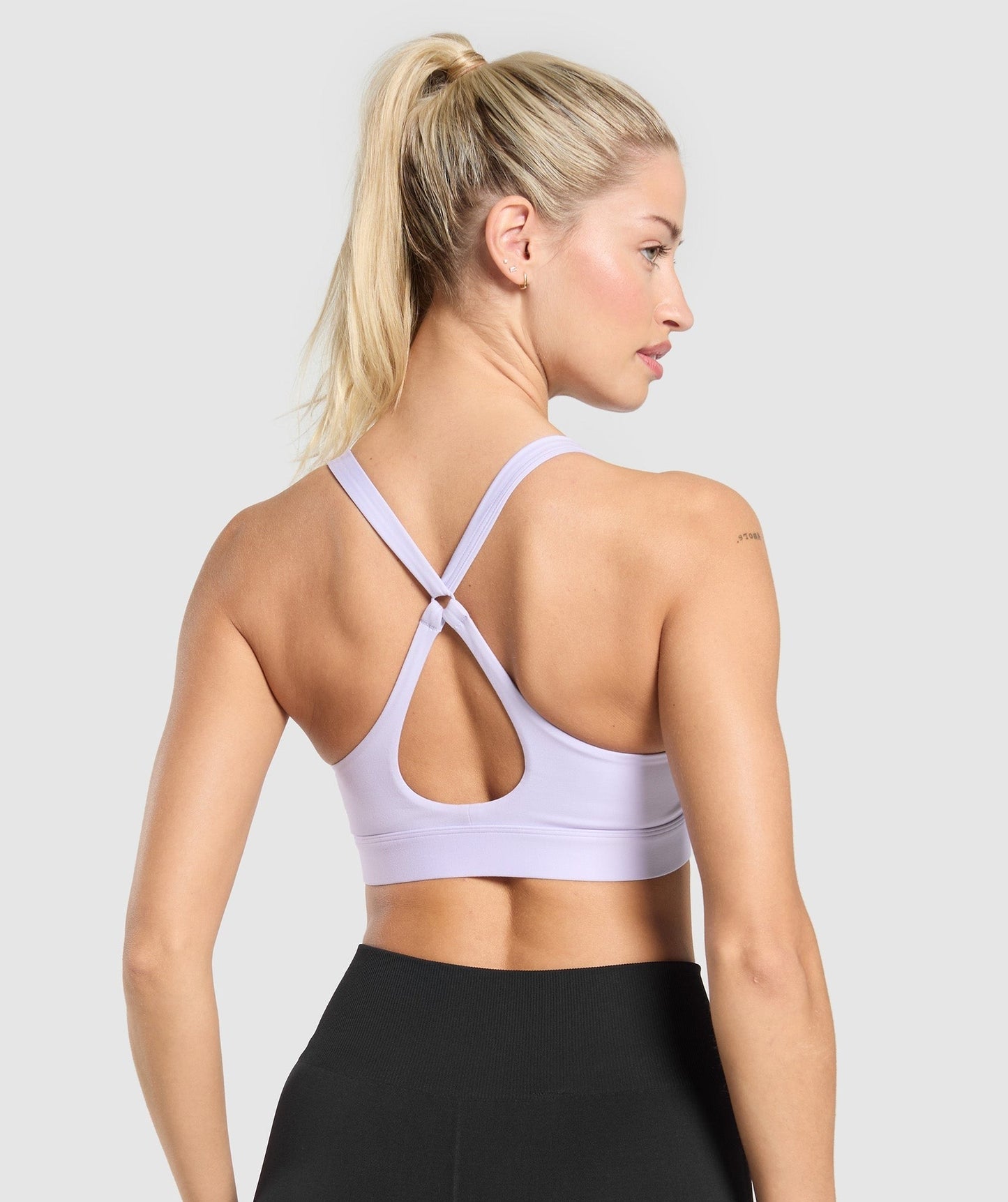 Gymshark Peek A Boo Sports Bra - Fresh Lilac