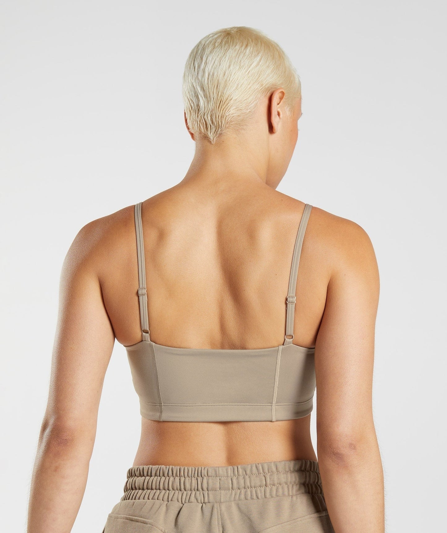 Gymshark Social Club Bandeau - Cement Brown