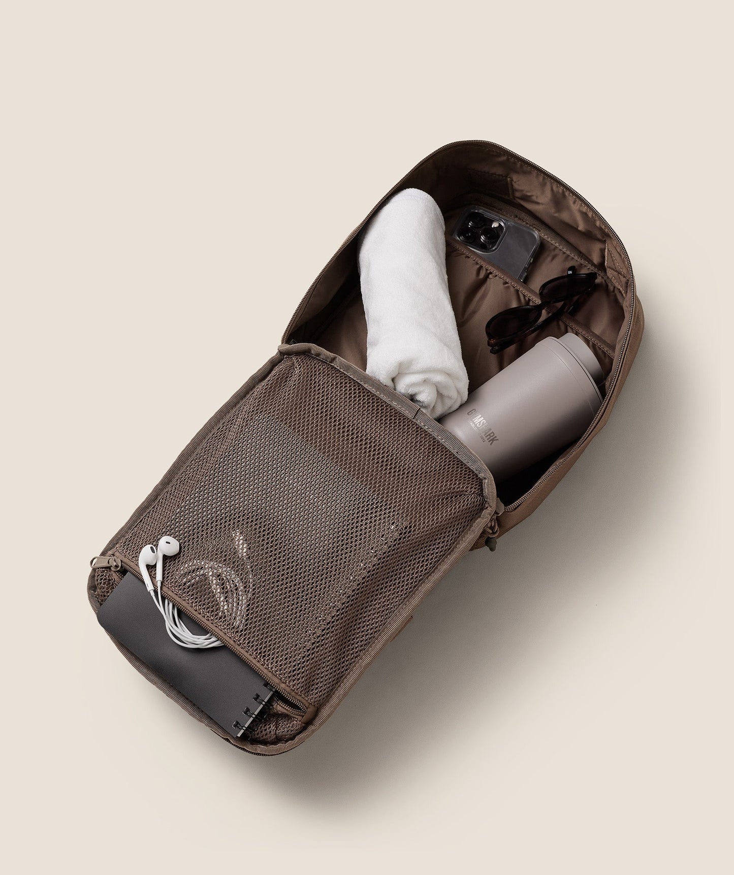 Gymshark Mini Tactical Backpack - Soft Brown