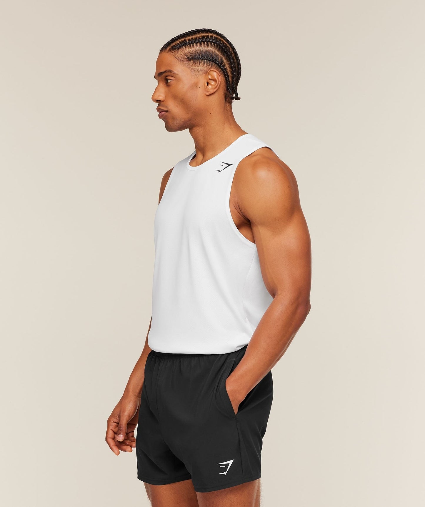 Gymshark Arrival Tank - White