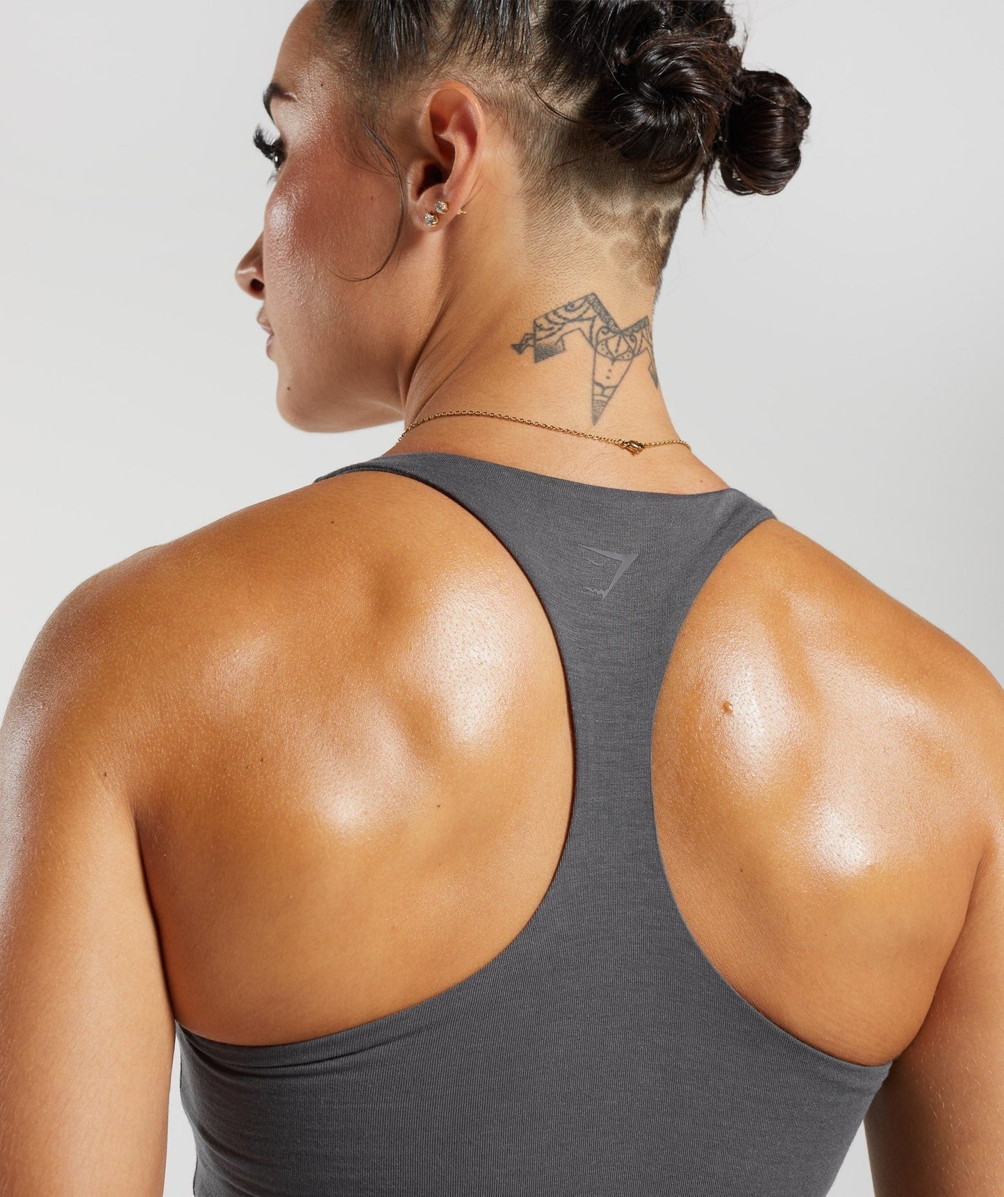 Gymshark Lifting Graphic Bralette - Dark Grey