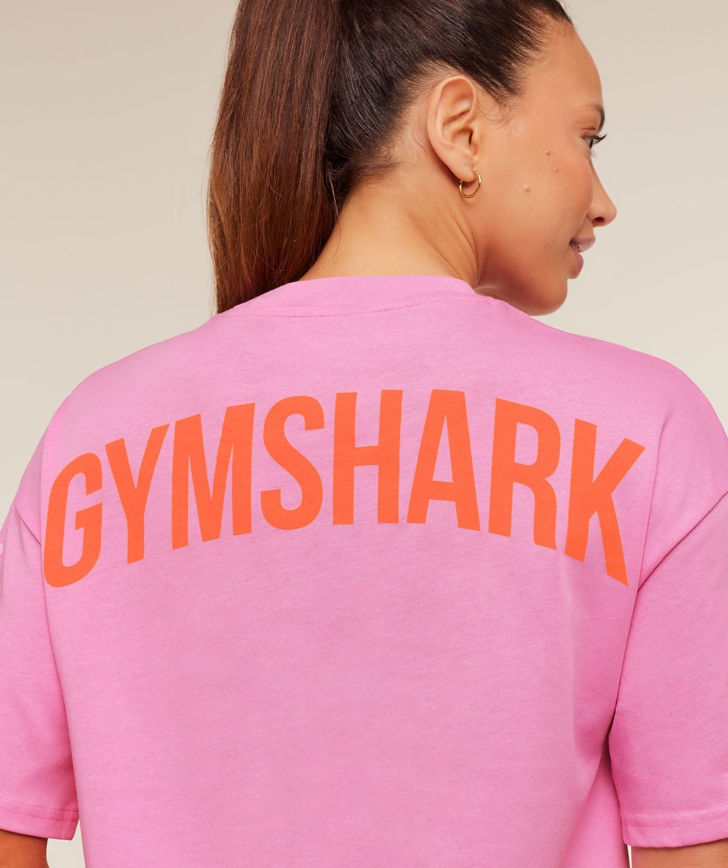Gymshark GS Power Oversized T-Shirt - Focus Pink