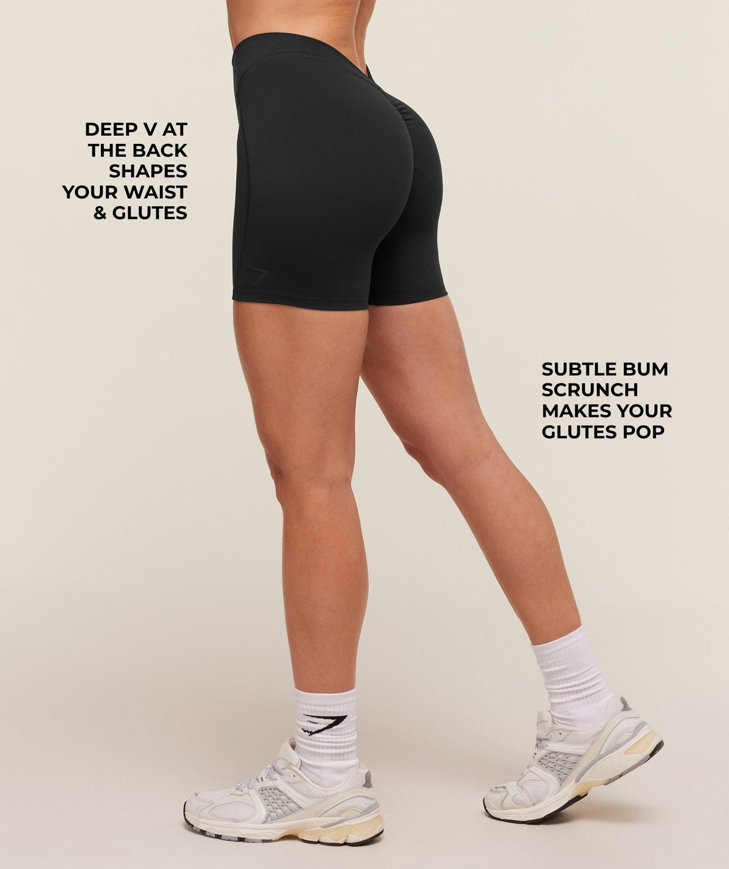 Gymshark Lifting Dipped Waistband Shorts - Black