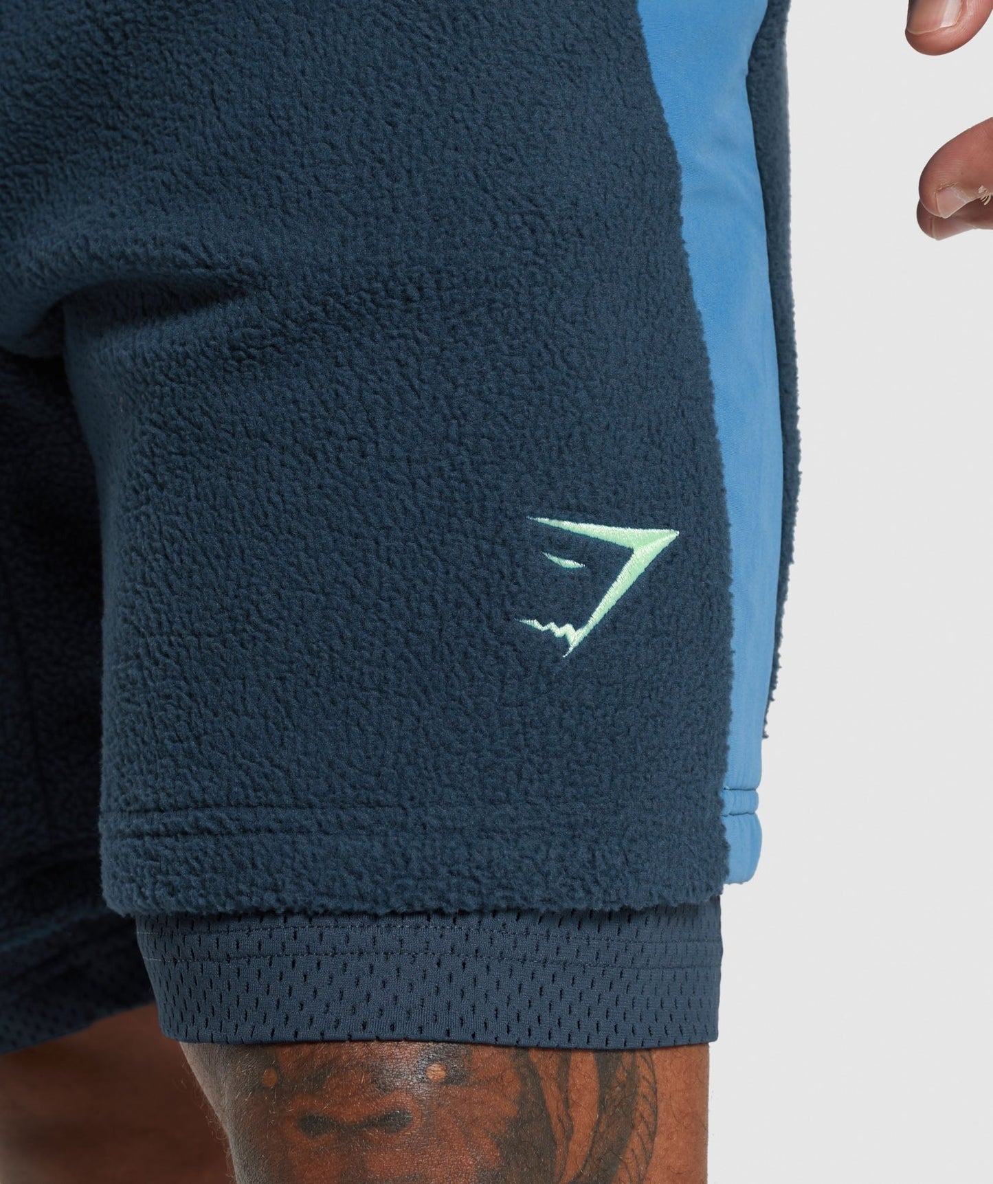 Gymshark Vibes Shorts - Navy/Lakeside Blue