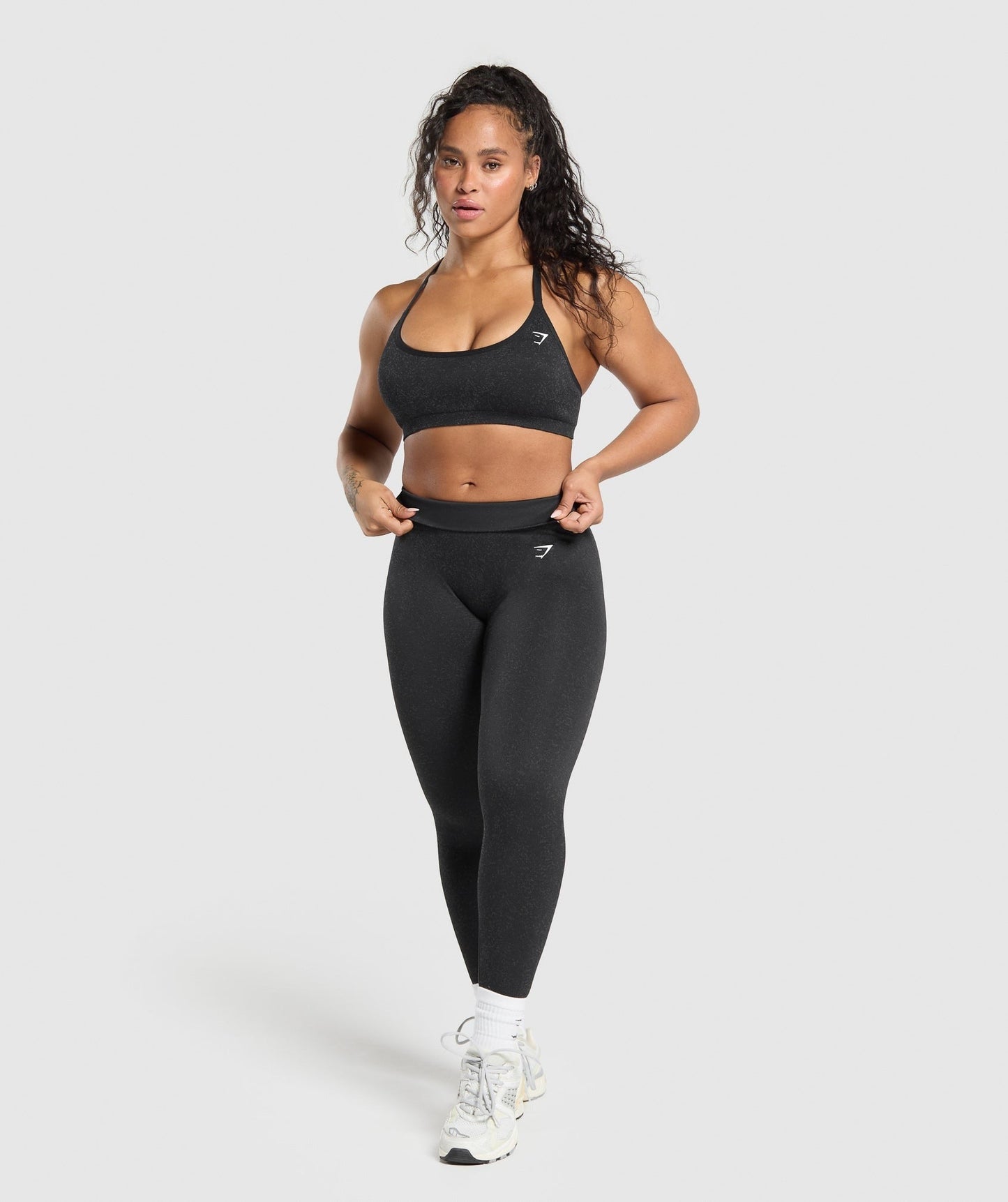 Gymshark Adapt Fleck T-Back Bra - Black