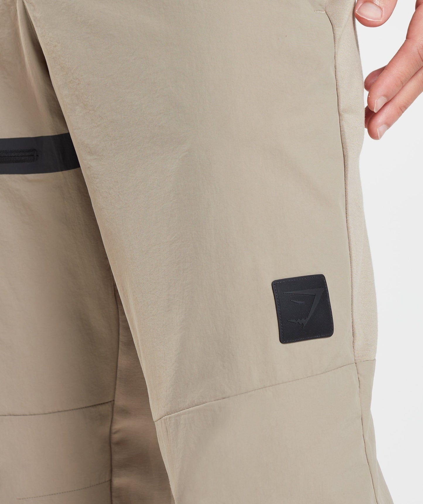 Gymshark Retake Woven Joggers - Cement Brown