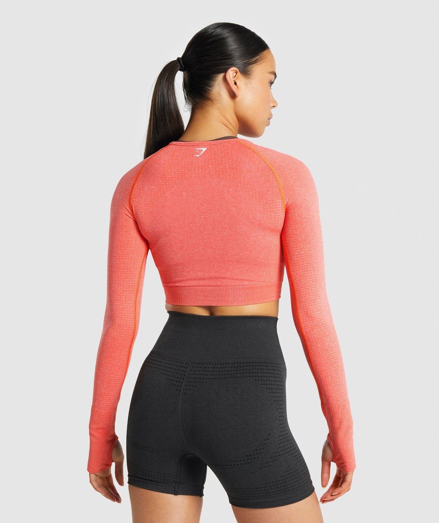 Gymshark Vital Crop Top - Orange Marl