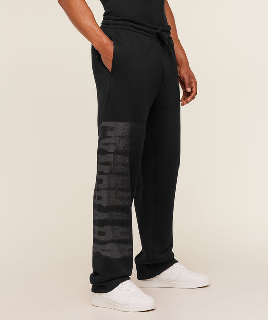Gymshark Fade Graphic Straight Leg Pants - GS Black