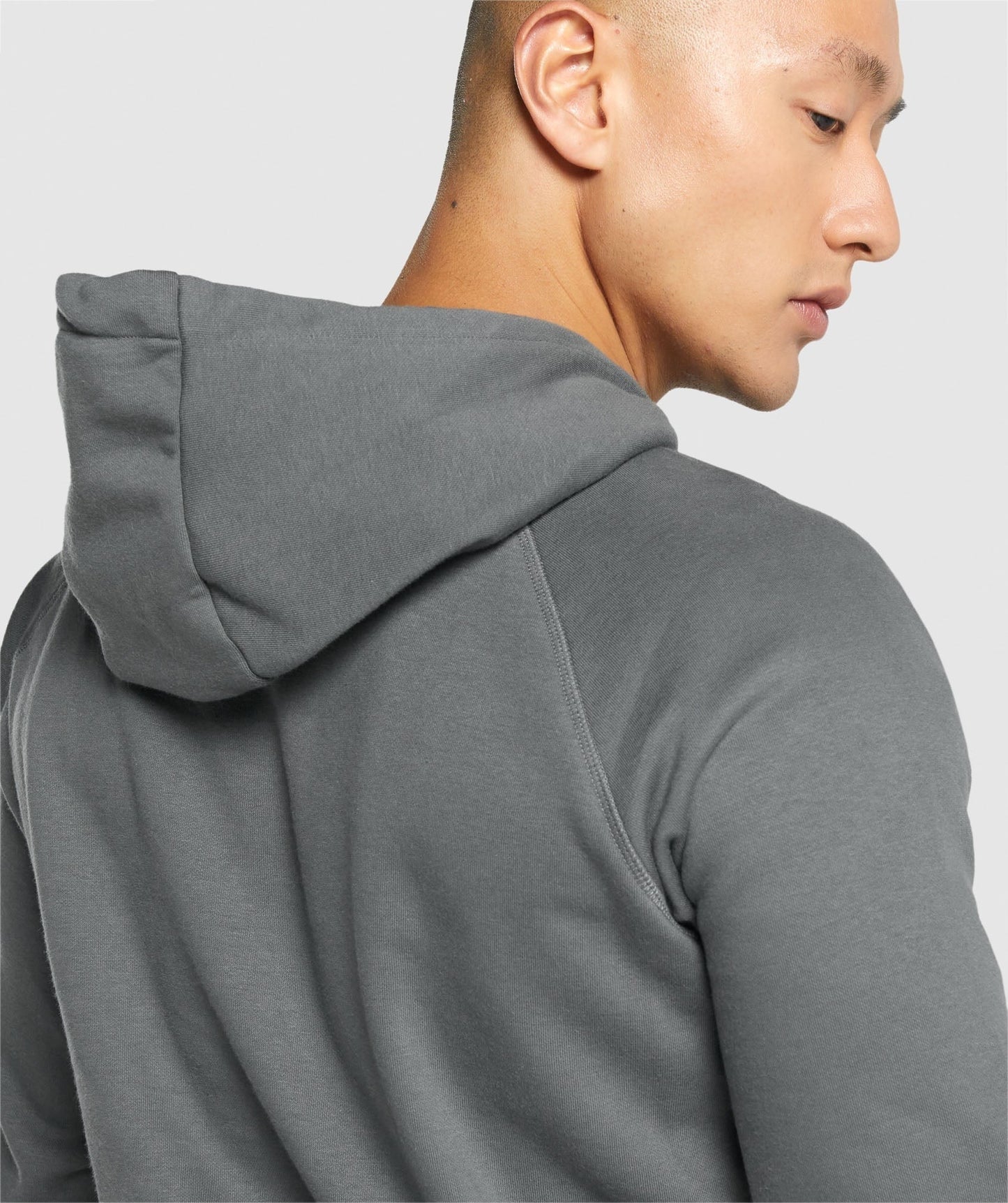 Gymshark Block Infill Hoodie - Charcoal