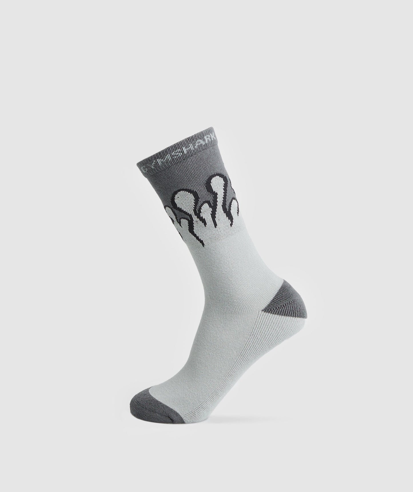 Gymshark Flame Crew Sock - Silver Grey