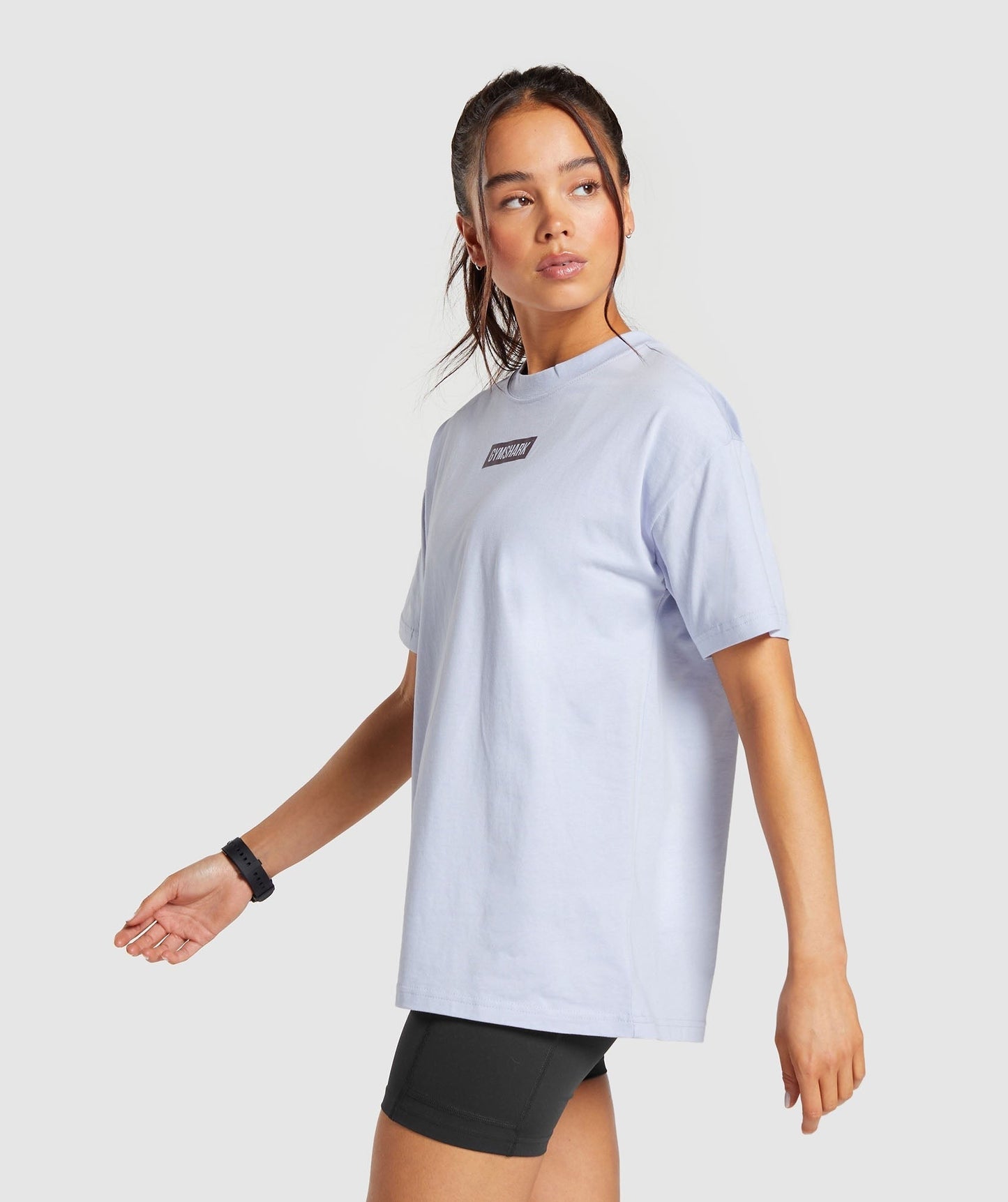 Gymshark Block Oversized T-Shirt - Silver Lilac