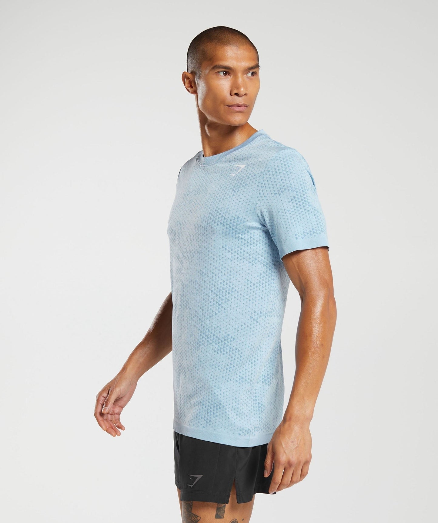 Gymshark Sport Seamless T-Shirt - Skyline Blue/Denim Blue