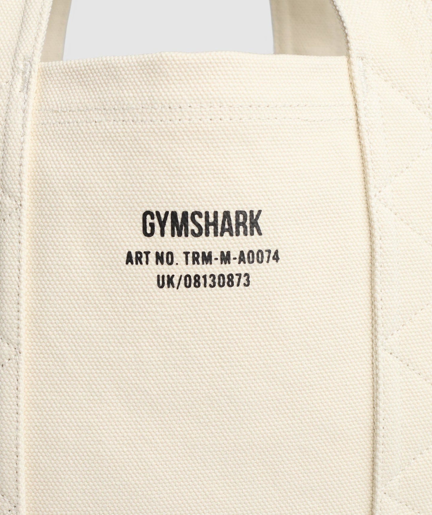 Gymshark Tactical Canvas Tote Bag - Ecru White
