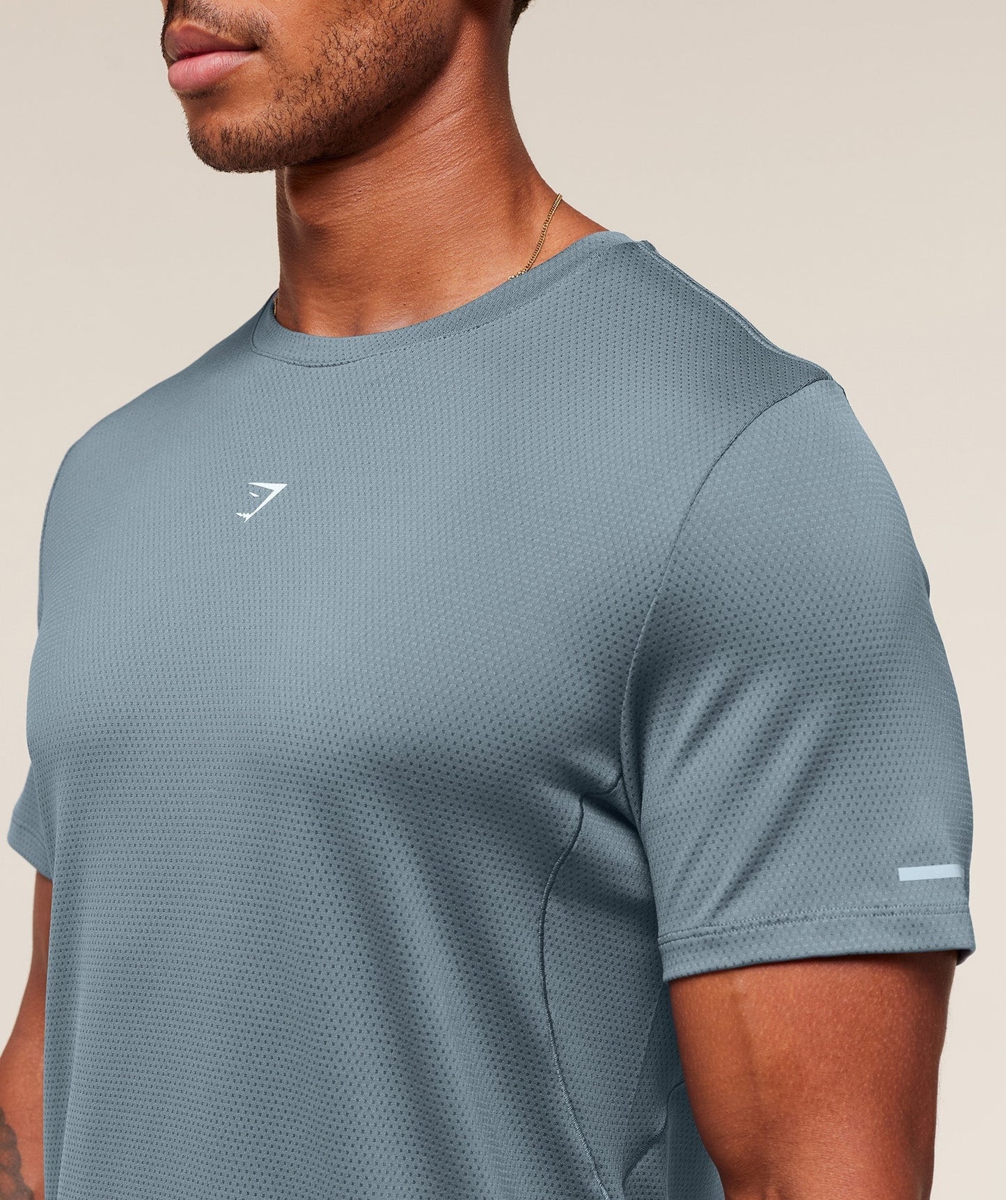 Gymshark Running T-Shirt - Iron Blue