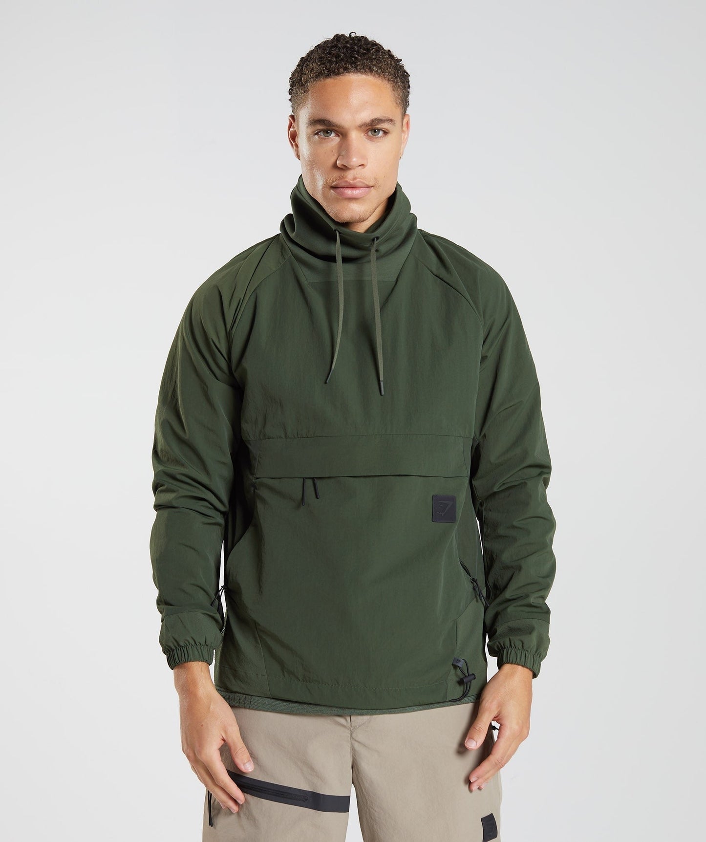 Gymshark Retake Anorak - Moss Olive