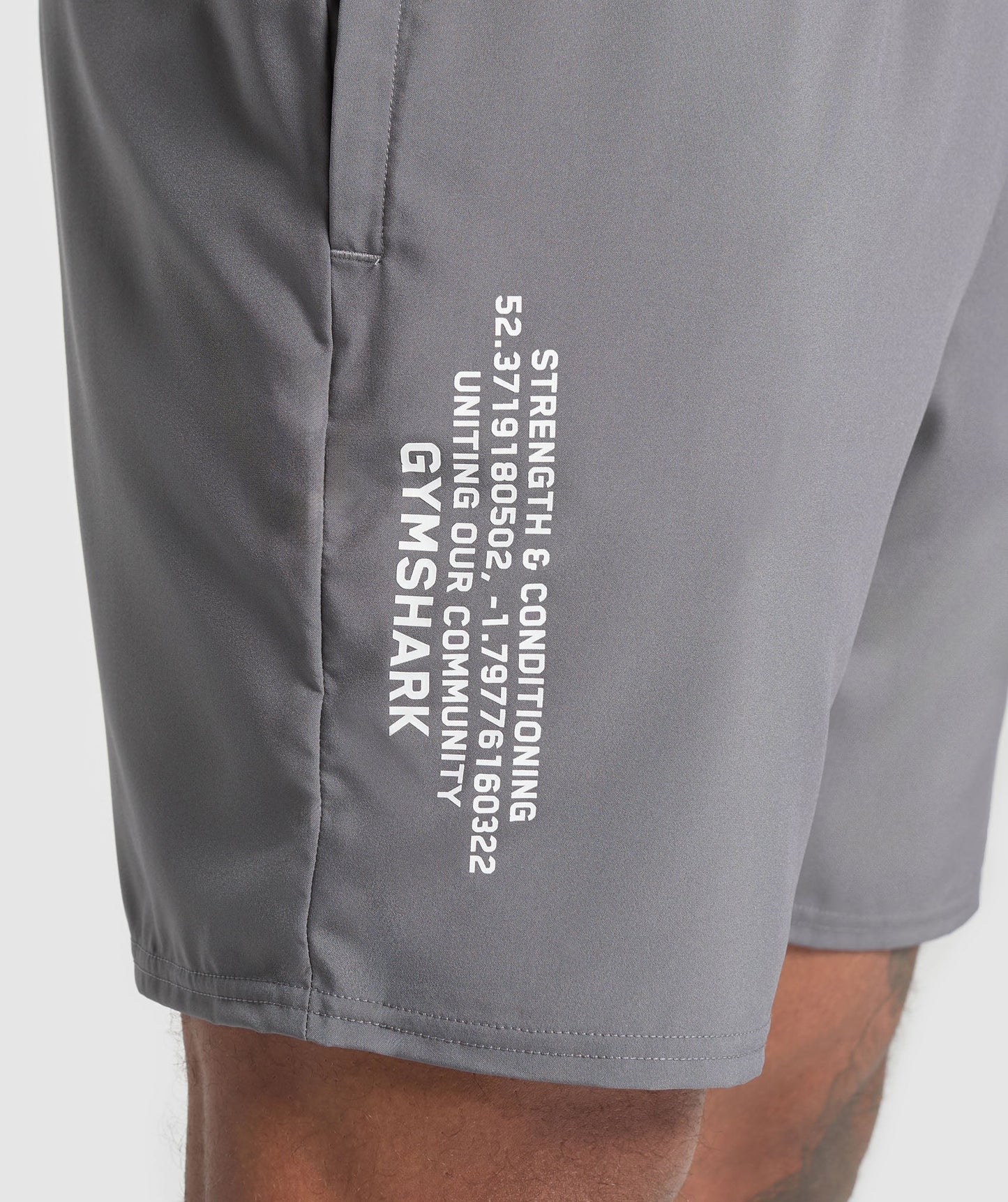 Gymshark Fitness Apparel 7" Shorts - Brushed Grey