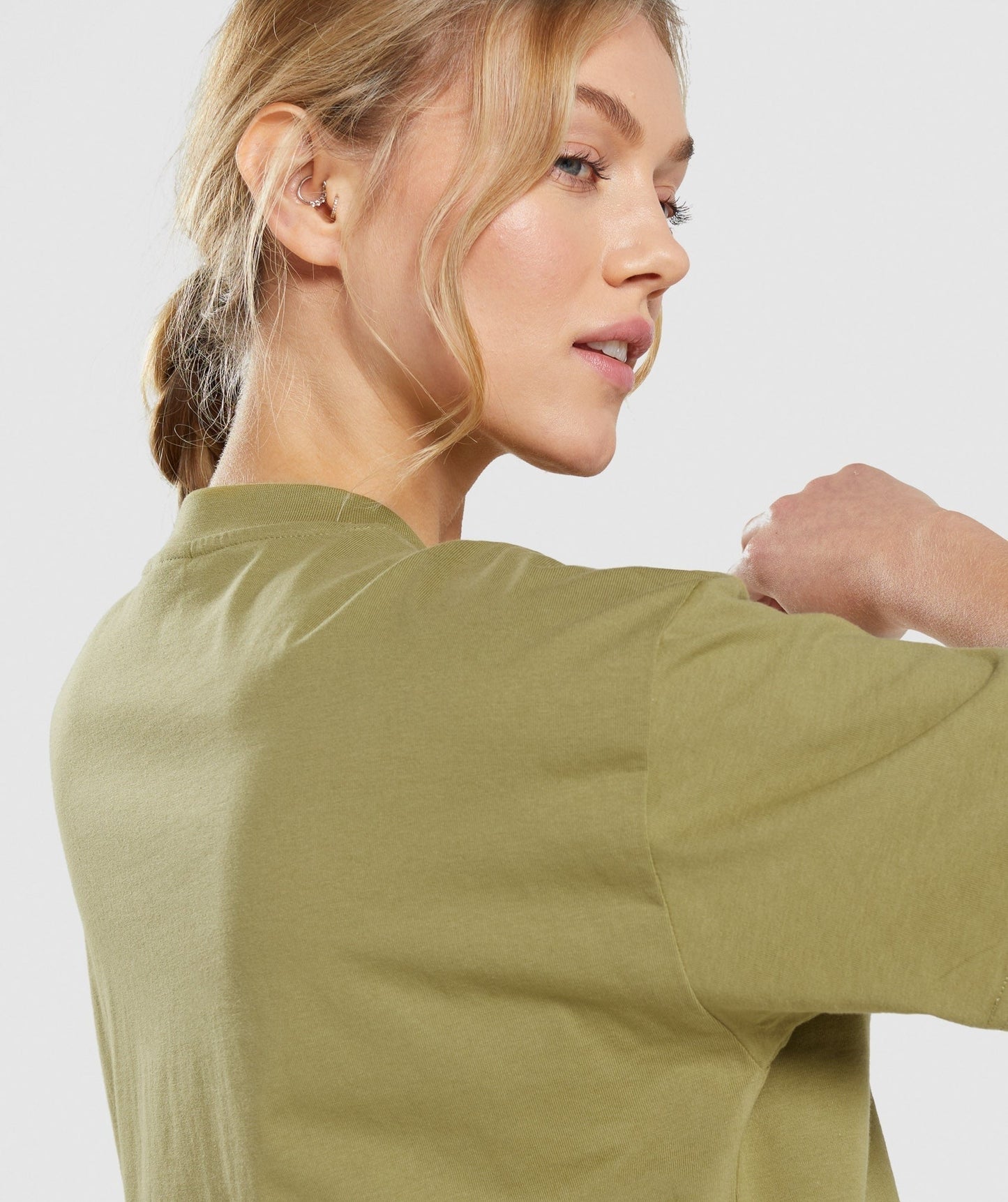 Gymshark Training Oversized T-Shirt - Griffin Green
