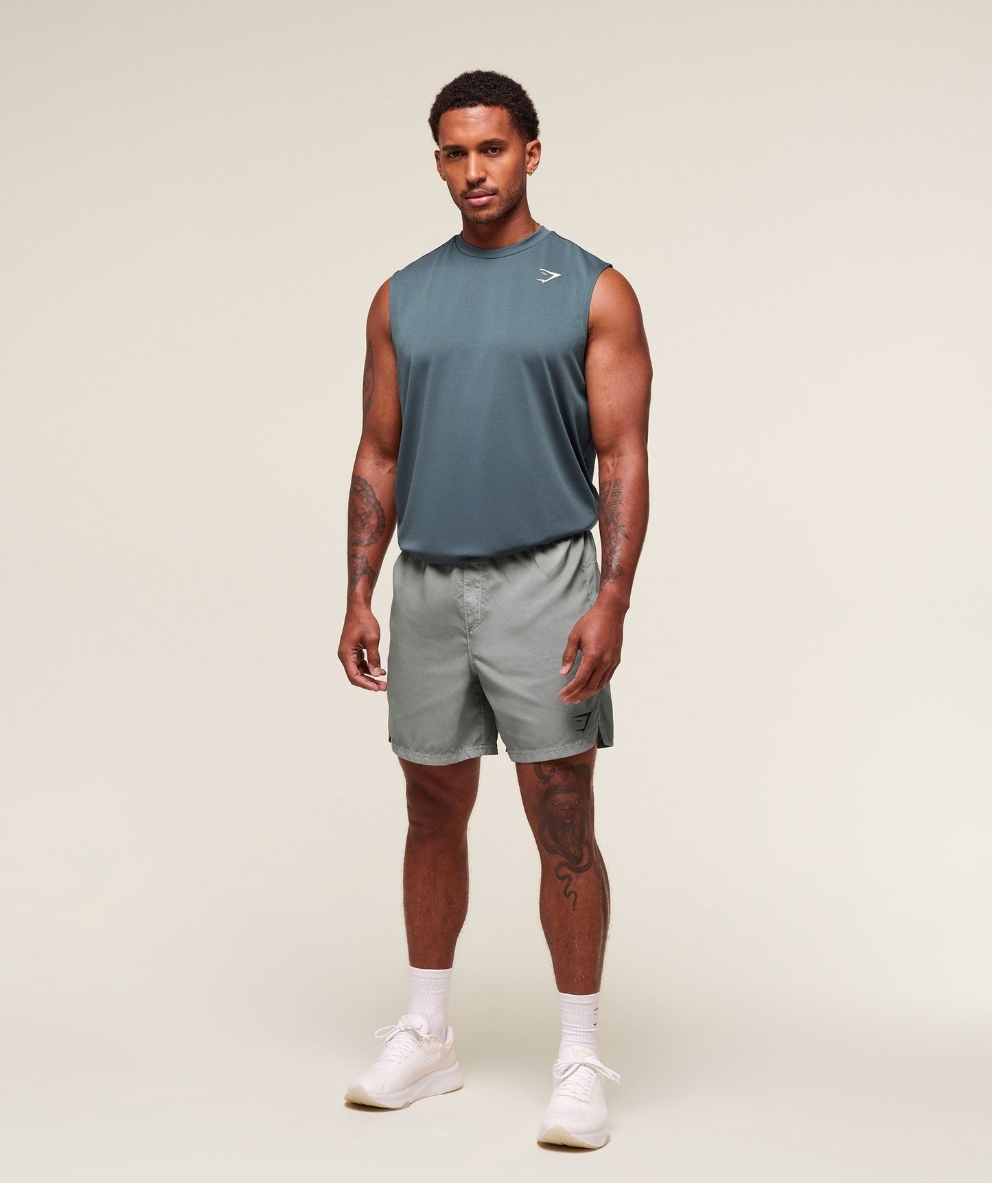 Gymshark Arrival Oversized Tank - Titanium Blue