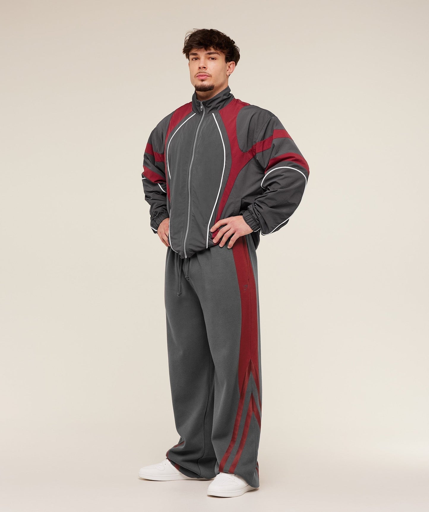Gymshark x Carlos Belcast Track Jacket - Grey