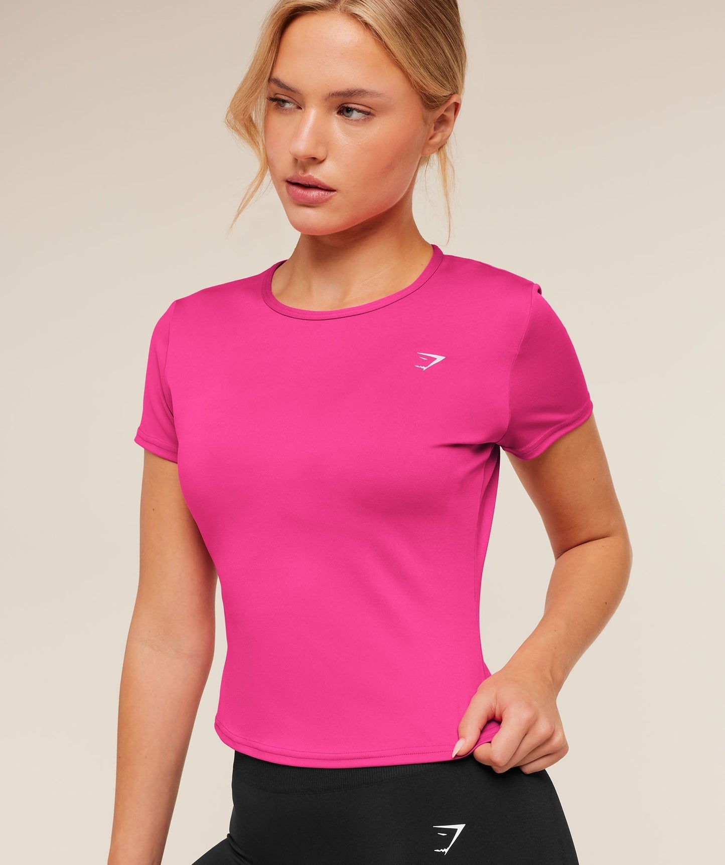 Gymshark Training Baby Tee - Super-Set Pink