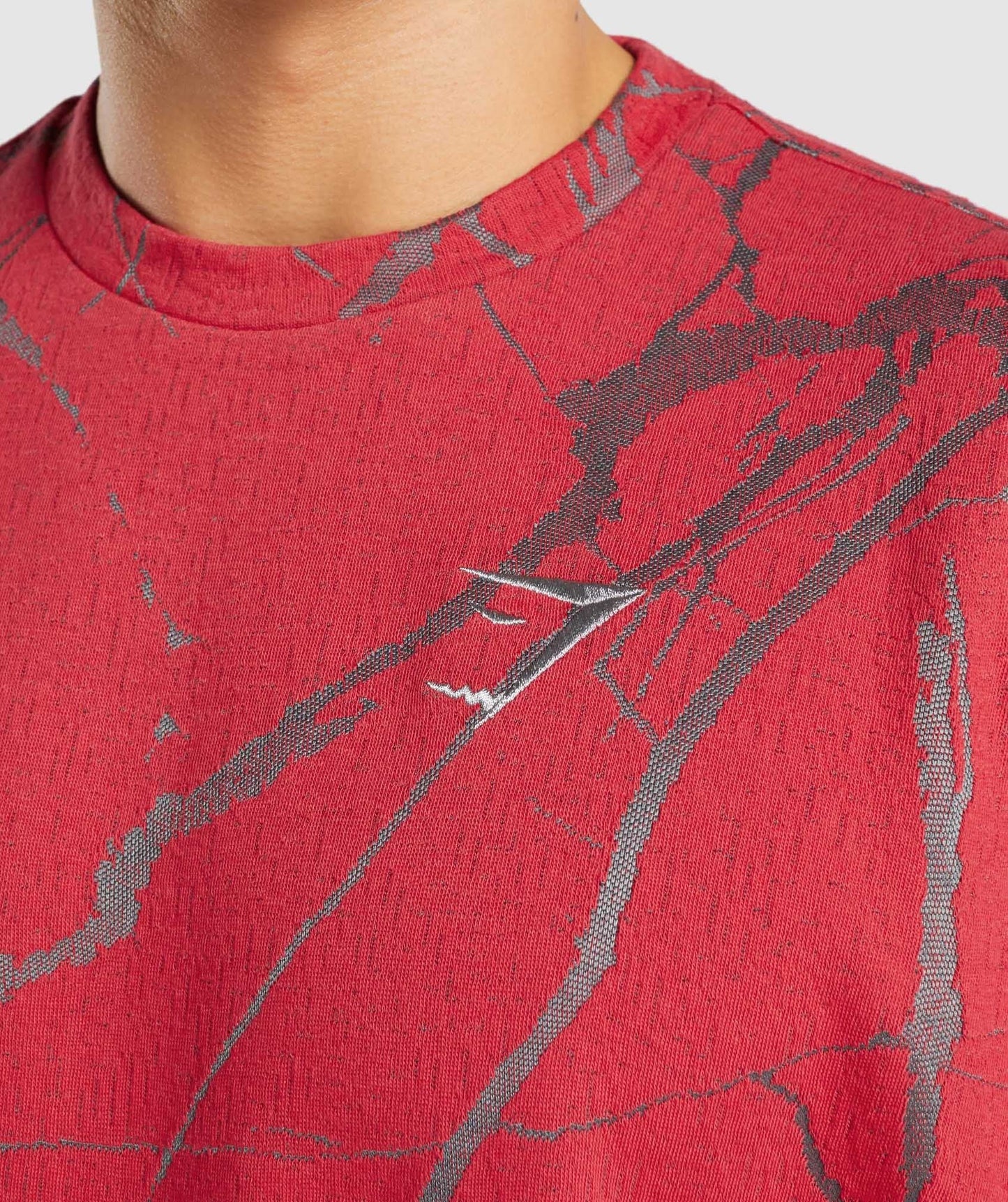 Gymshark Power Crew - Red Print