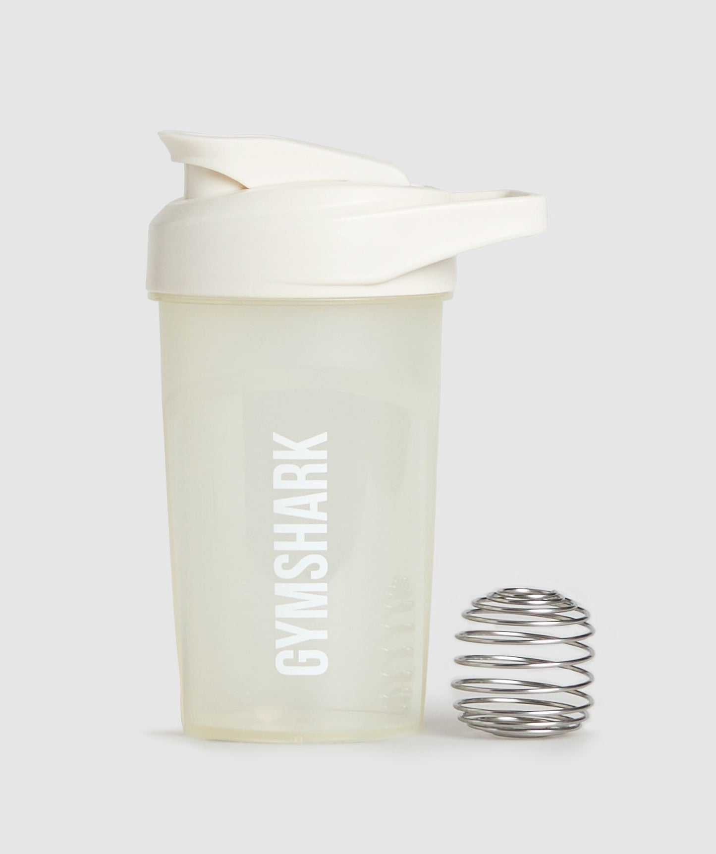 Gymshark 14oz Shaker Bottle - Oat White