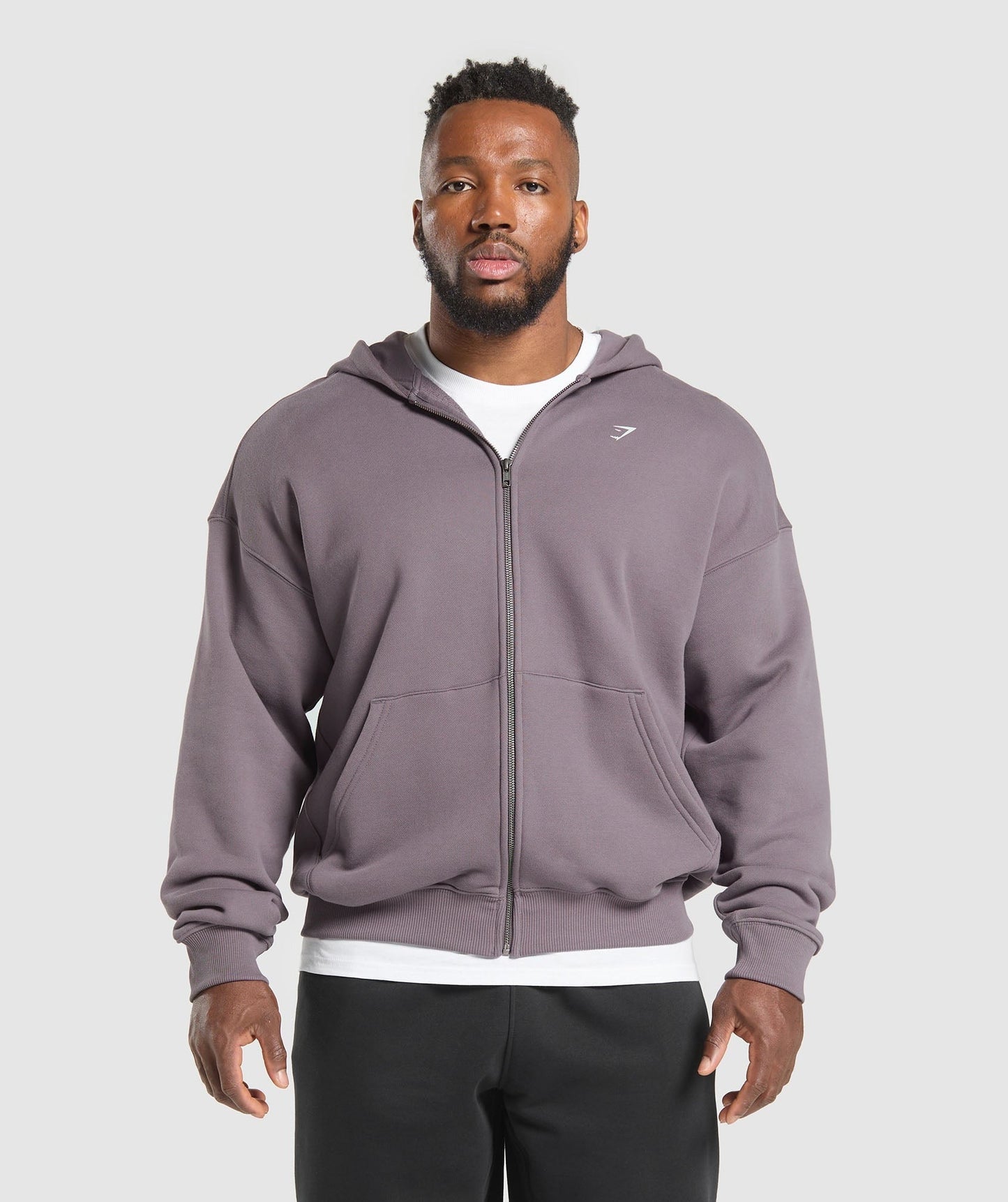 Gymshark Doberman Graphic Hoodie - Brushed Purple