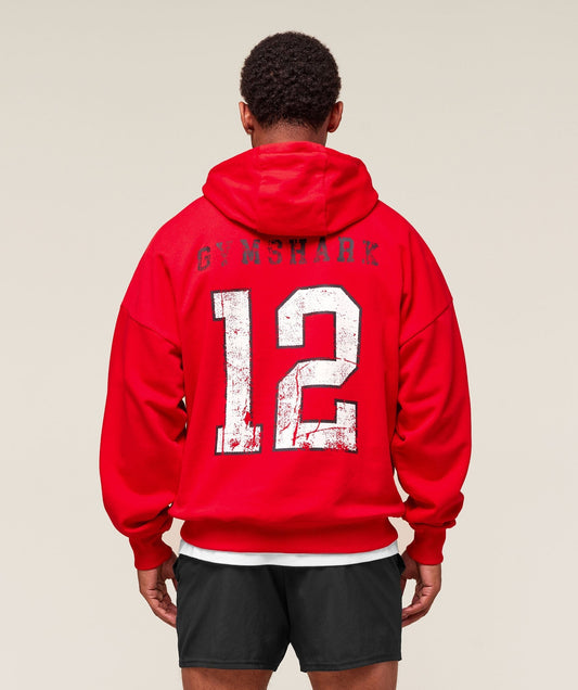 Gymshark Campus Hoodie - Athletic Red