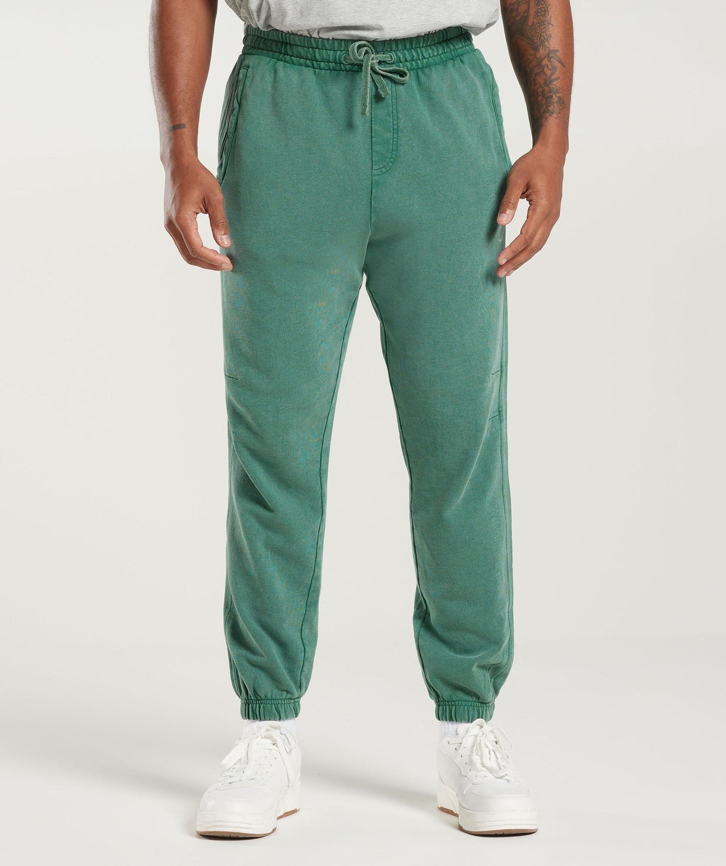 Gymshark Collegiate Joggers - Ink Teal/Acid Wash