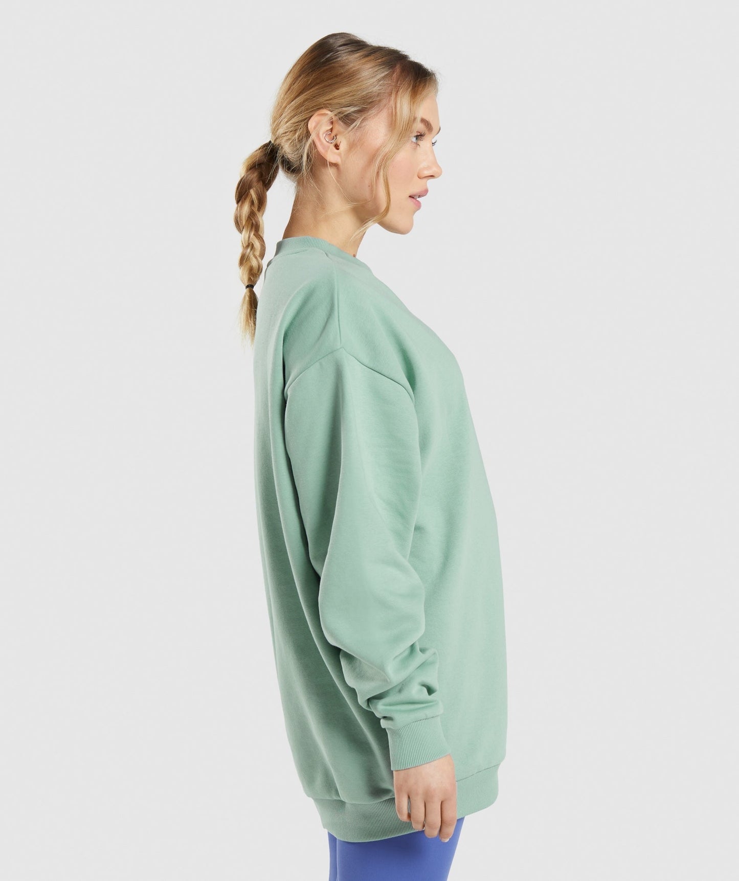 Gymshark Training Oversized Sweatshirt - Maya Blue