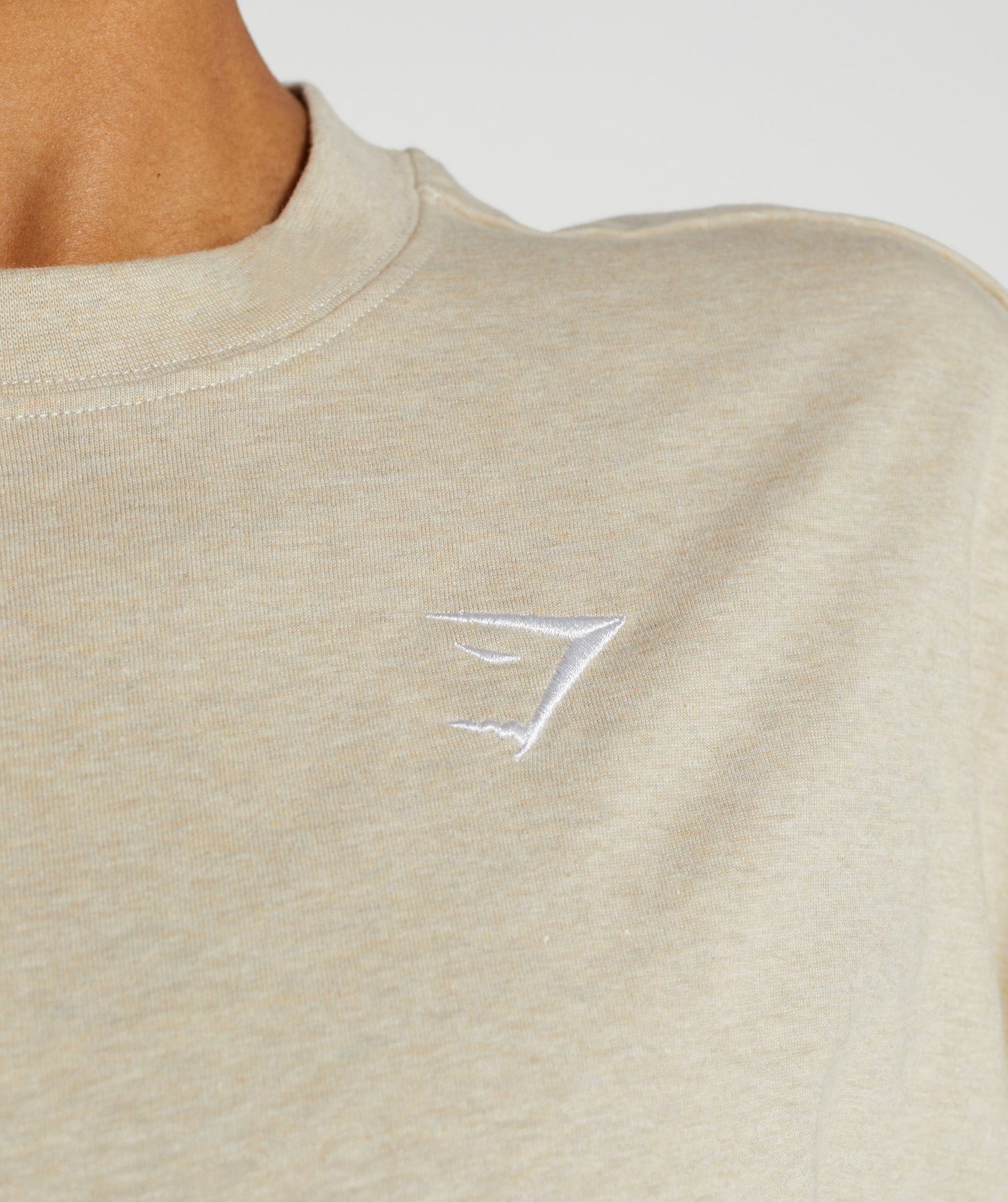 Gymshark Training Oversized T-Shirt - Sand Marl