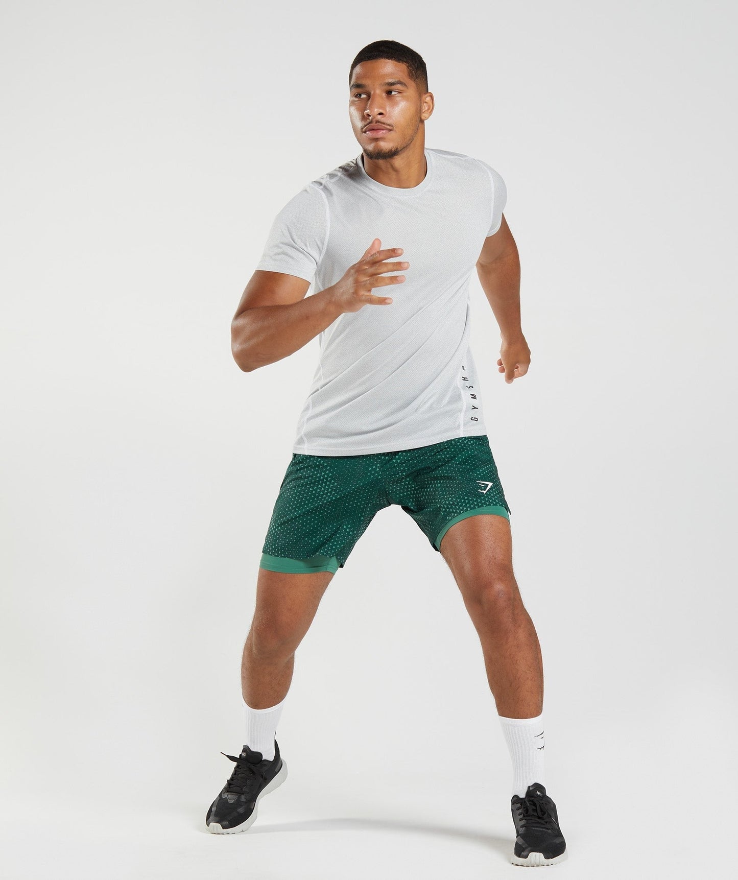 Gymshark Sport 7" 2 in 1 Short - Hoya Green